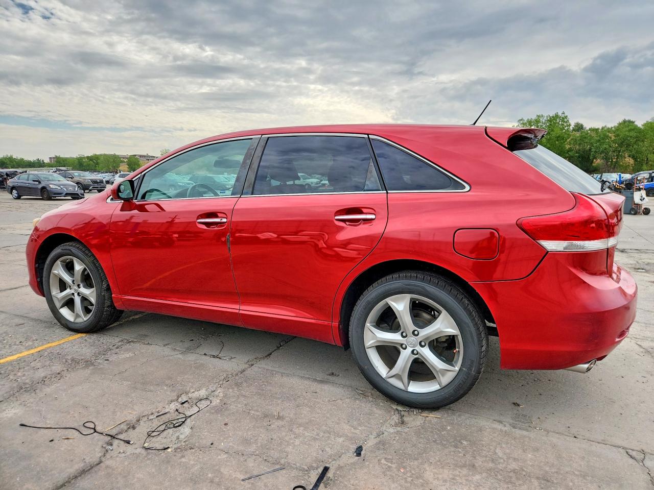 2010 Toyota Venza Fwd V6 Red vin: 4T3ZK3BB8AU032001