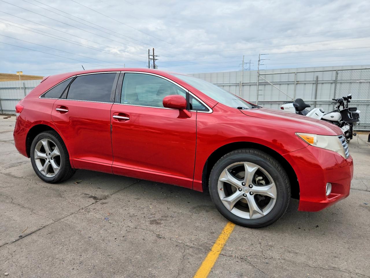 2010 Toyota Venza Fwd V6 Red vin: 4T3ZK3BB8AU032001