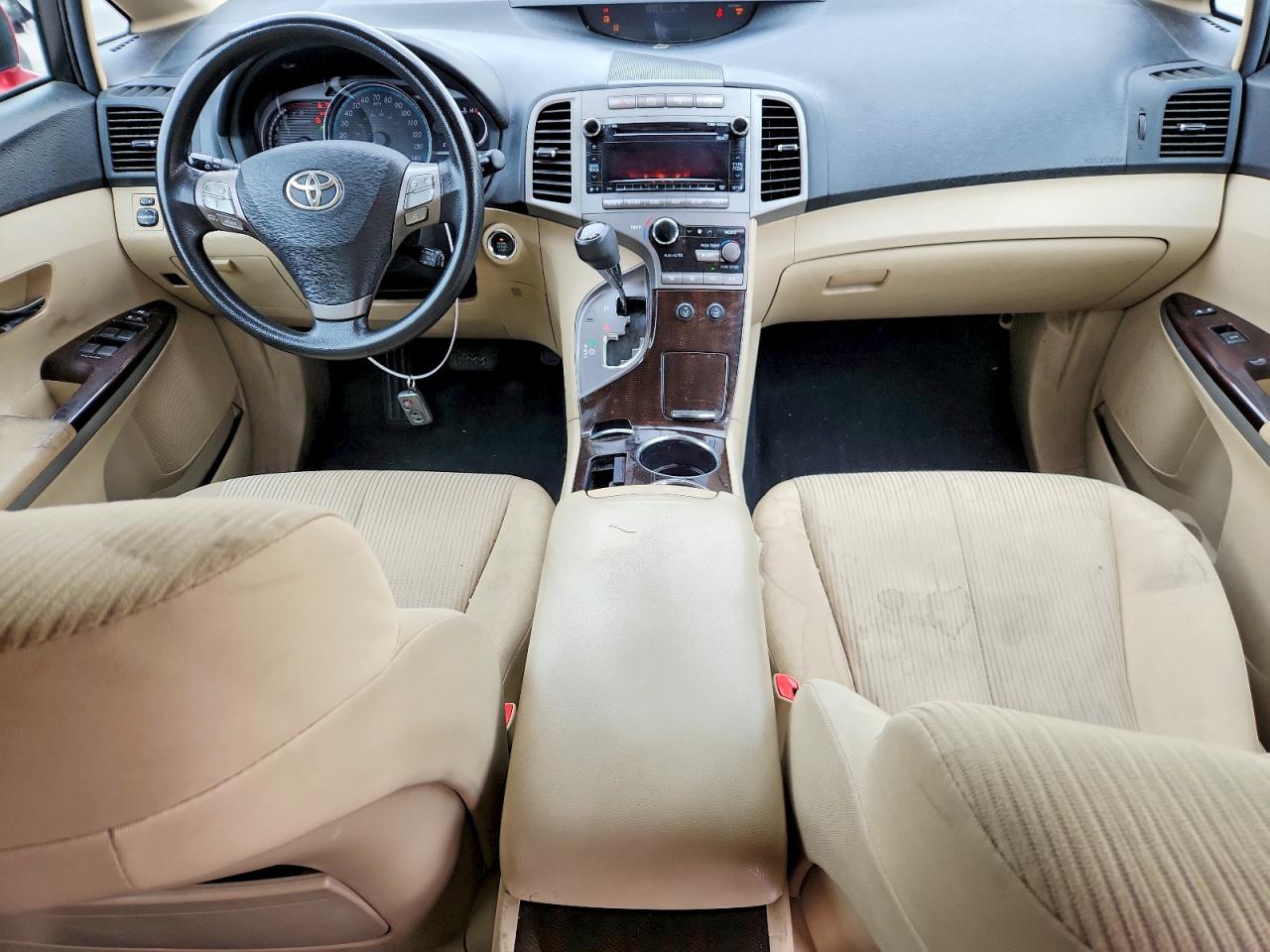 2010 Toyota Venza Fwd V6 Red vin: 4T3ZK3BB8AU032001