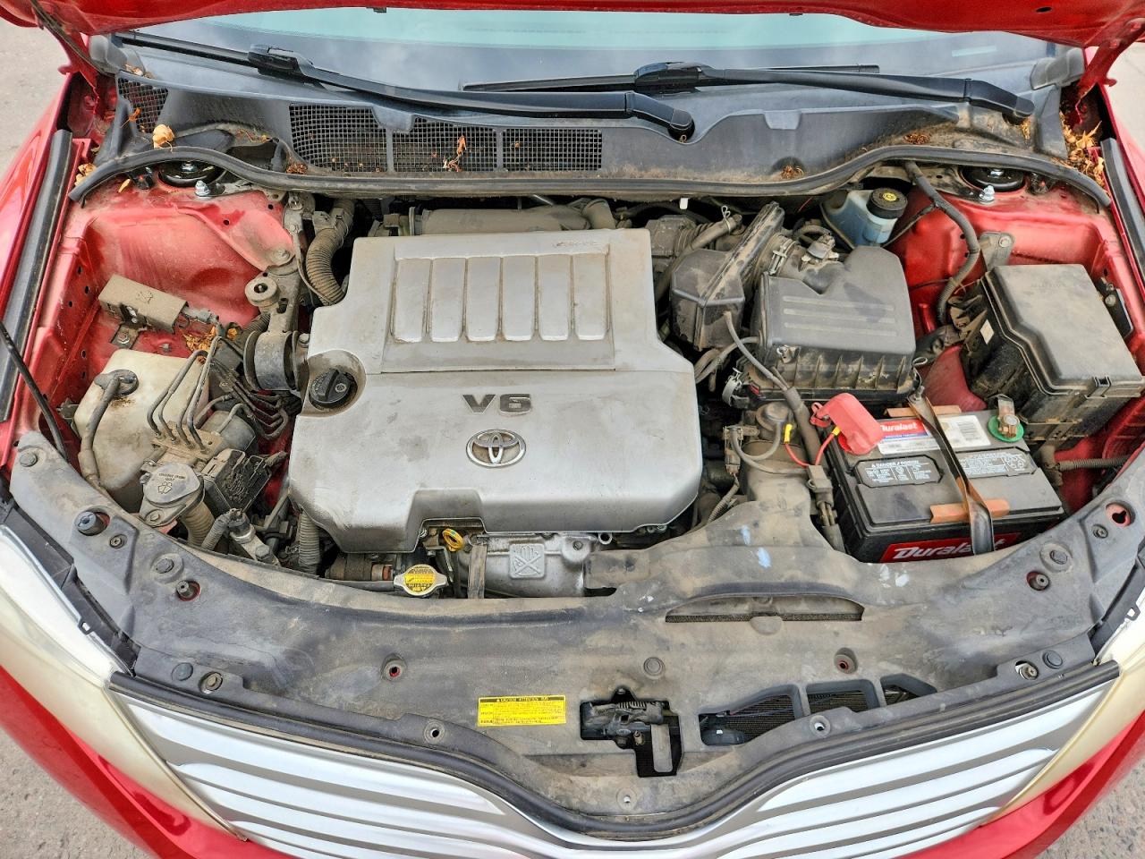 2010 Toyota Venza Fwd V6 Red vin: 4T3ZK3BB8AU032001