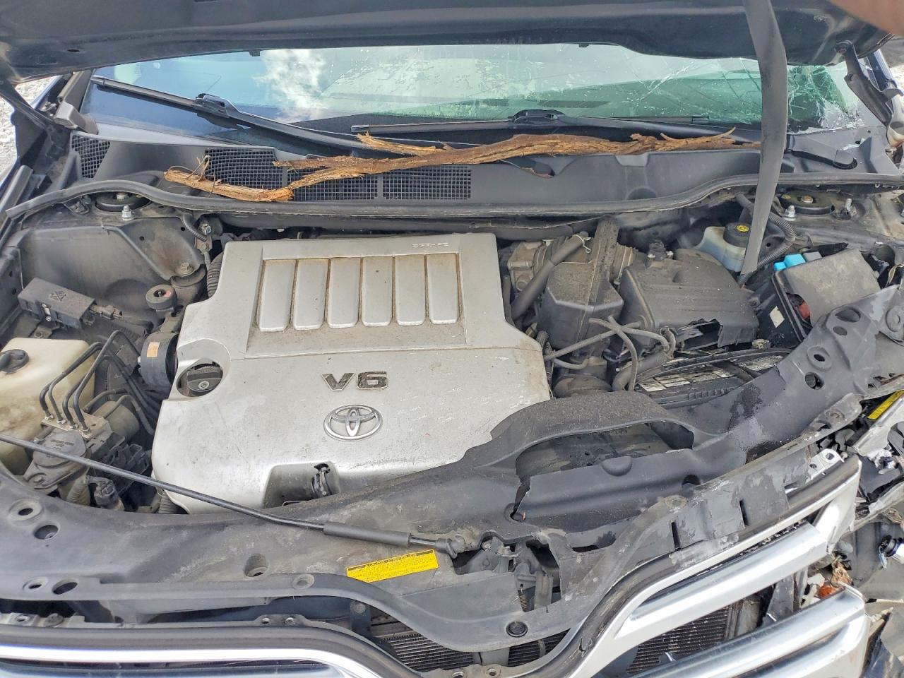 2011 Toyota Venza Fwd V6 Black vin: 4T3ZK3BB8BU036373