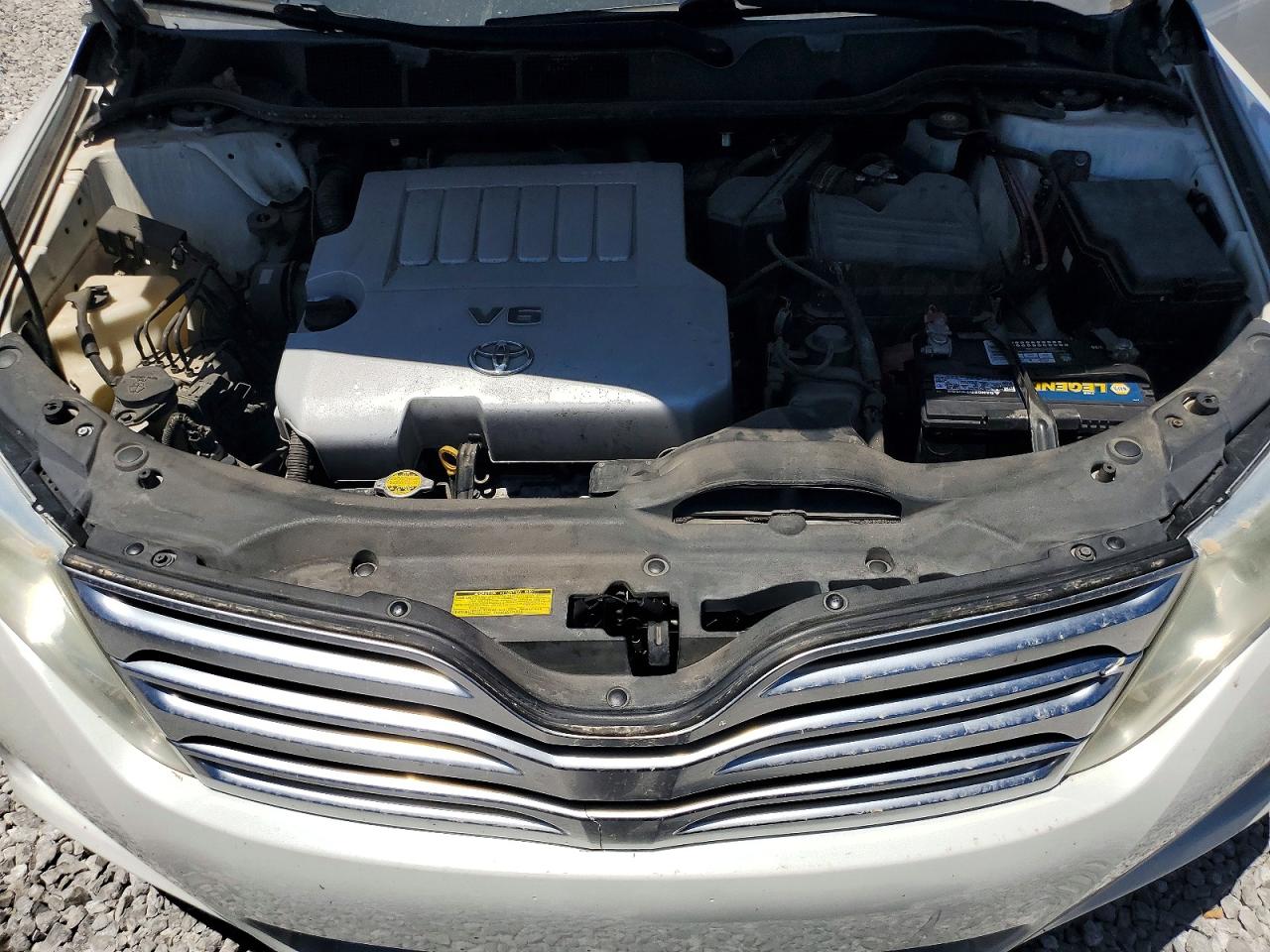 2011 Toyota Venza Fwd V6 White vin: 4T3ZK3BB8BU036809