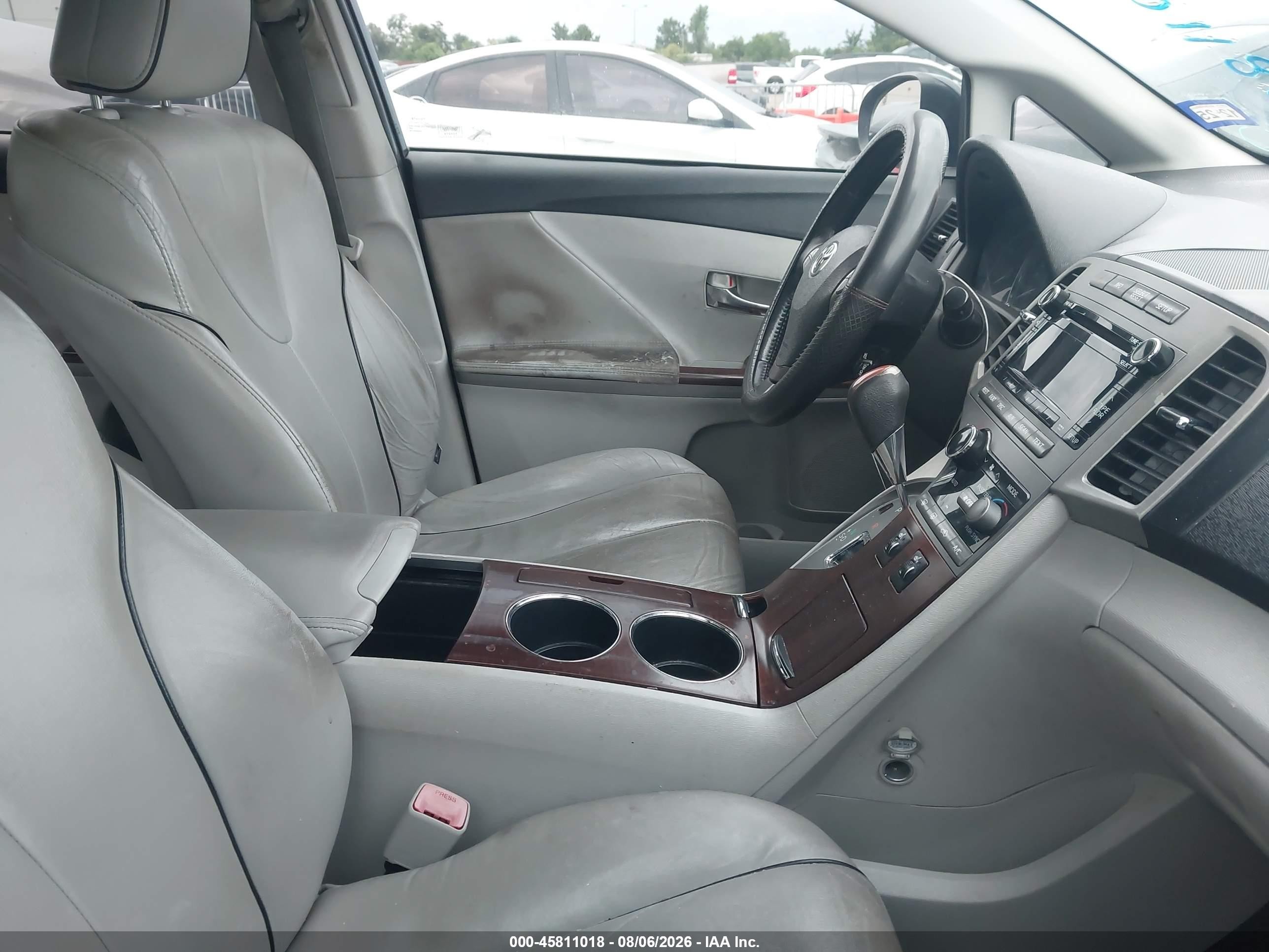 2012 Toyota Venza Xle V6 Gray vin: 4T3ZK3BB8CU051215