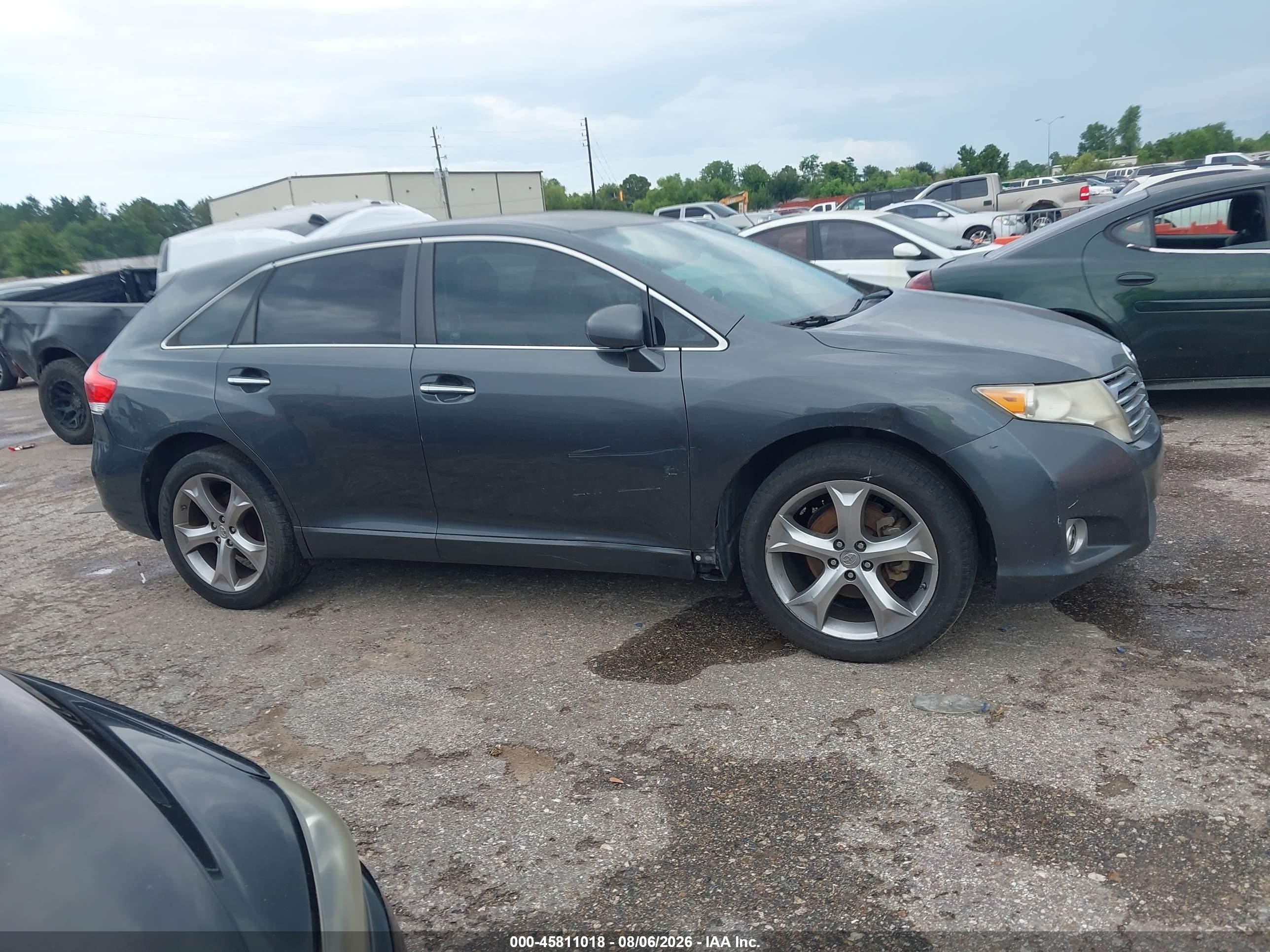 2012 Toyota Venza Xle V6 Gray vin: 4T3ZK3BB8CU051215