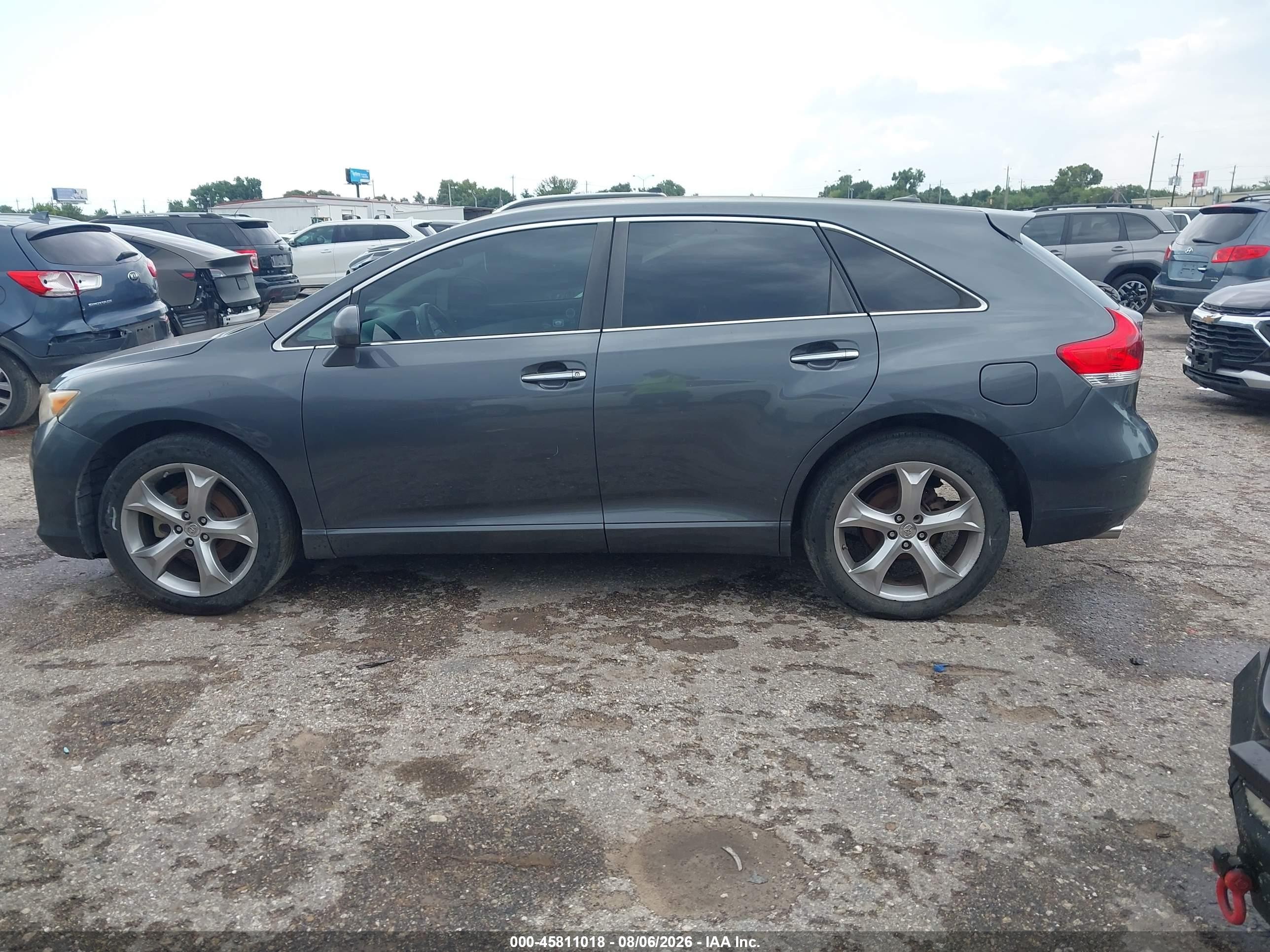 2012 Toyota Venza Xle V6 Gray vin: 4T3ZK3BB8CU051215