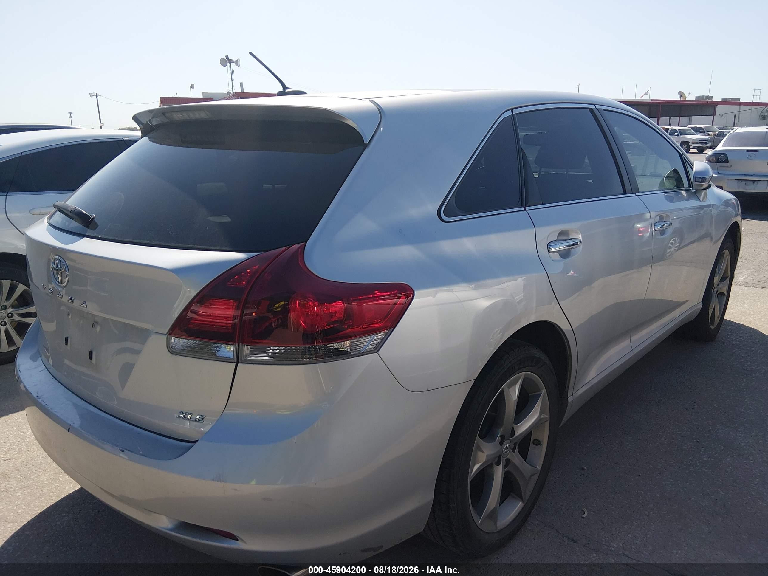 2013 Toyota Venza Xle V6 Silver vin: 4T3ZK3BB8DU063656