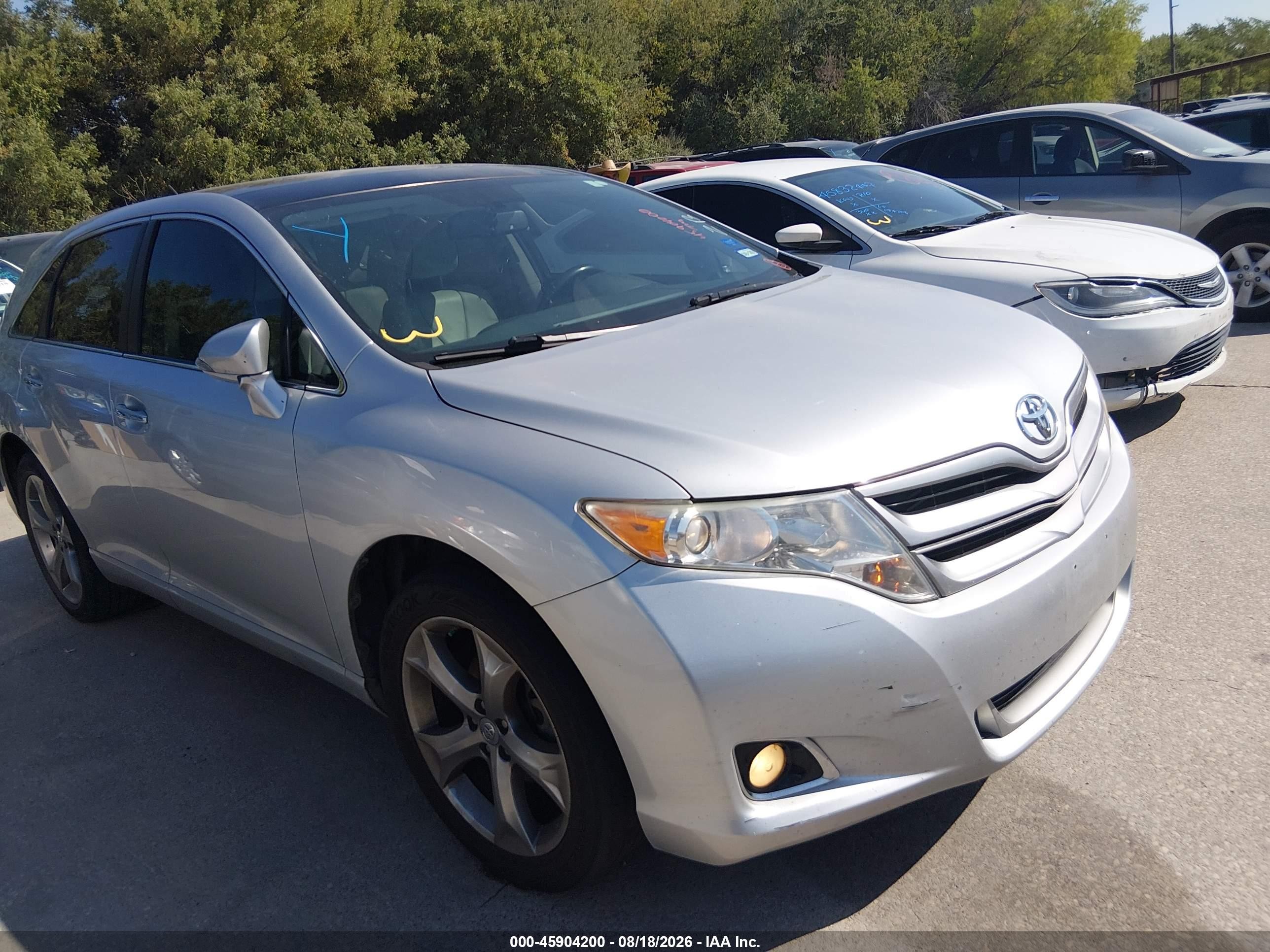 2013 Toyota Venza Xle V6 Silver vin: 4T3ZK3BB8DU063656