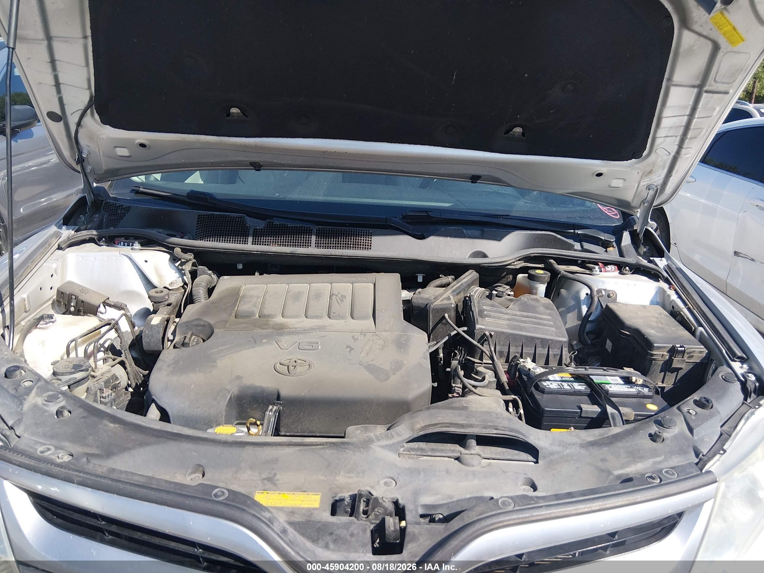 2013 Toyota Venza Xle V6 Silver vin: 4T3ZK3BB8DU063656