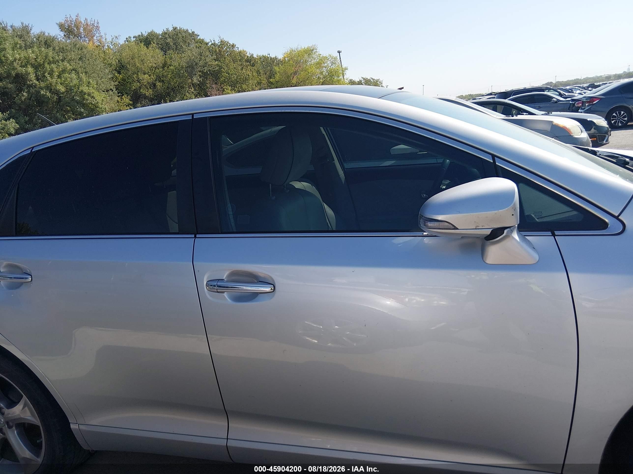 2013 Toyota Venza Xle V6 Silver vin: 4T3ZK3BB8DU063656