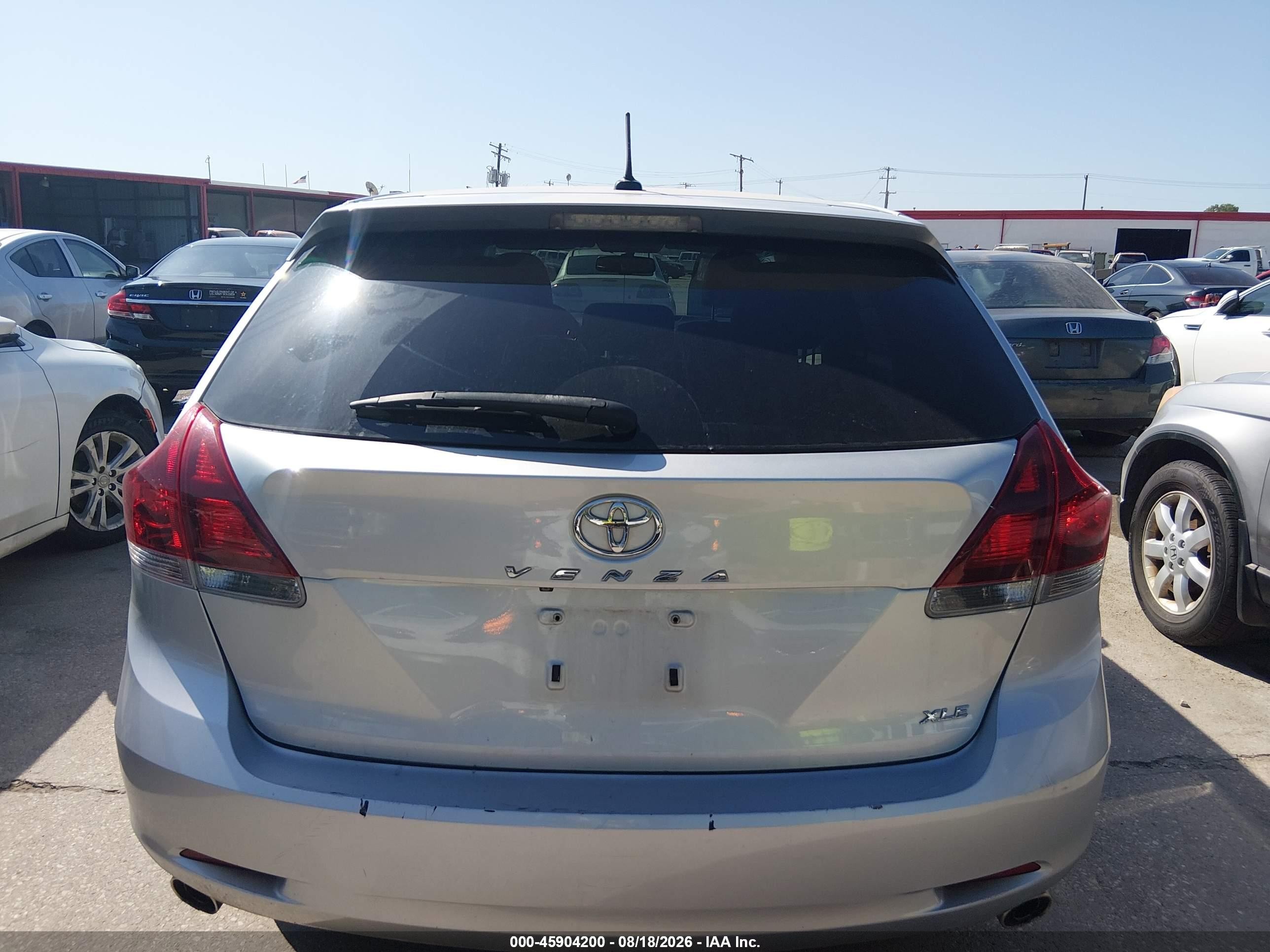 2013 Toyota Venza Xle V6 Silver vin: 4T3ZK3BB8DU063656