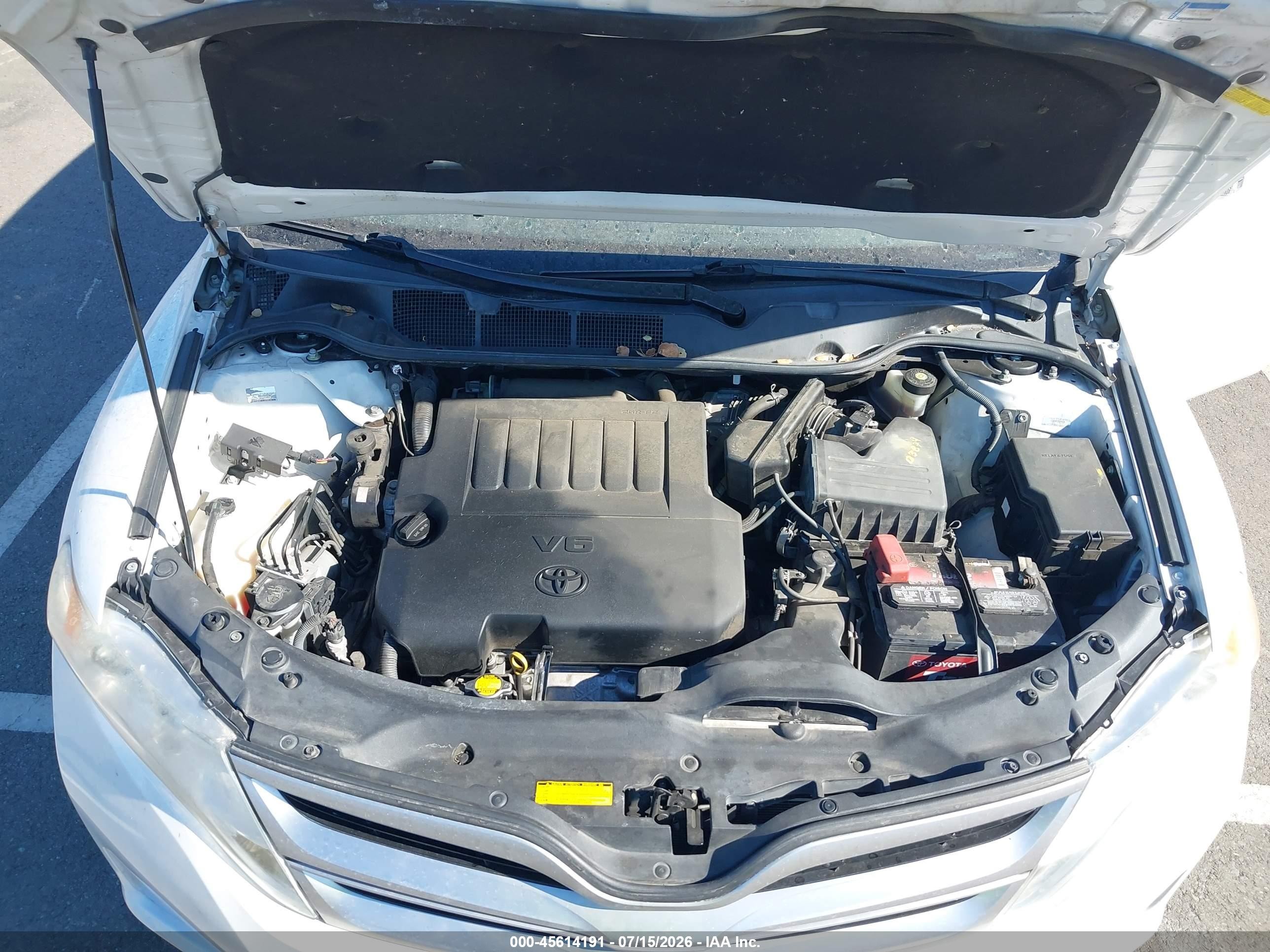 2015 Toyota Venza Xle V6 White vin: 4T3ZK3BB8FU072019