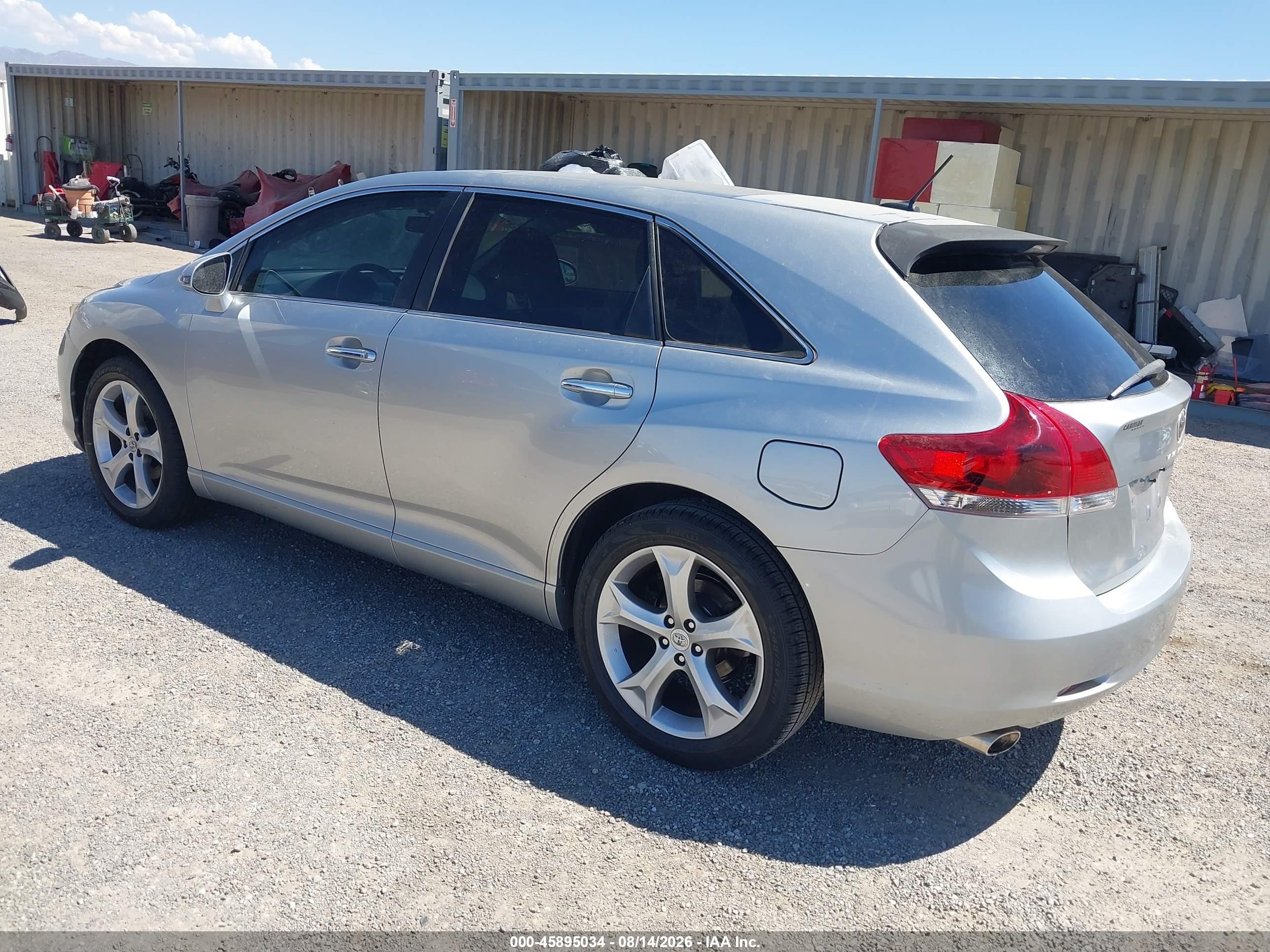 2015 Toyota Venza Xle V6 Silver vin: 4T3ZK3BB8FU072098