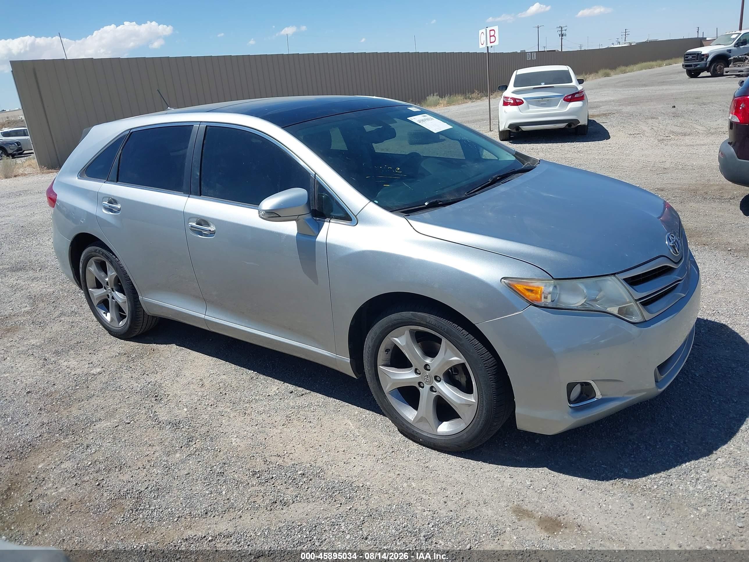 2015 Toyota Venza Xle V6 Silver vin: 4T3ZK3BB8FU072098