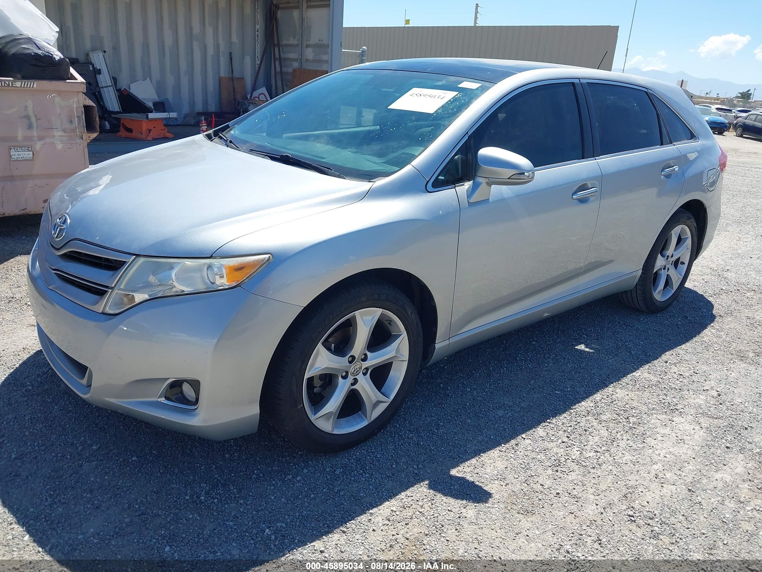2015 Toyota Venza Xle V6 Silver vin: 4T3ZK3BB8FU072098