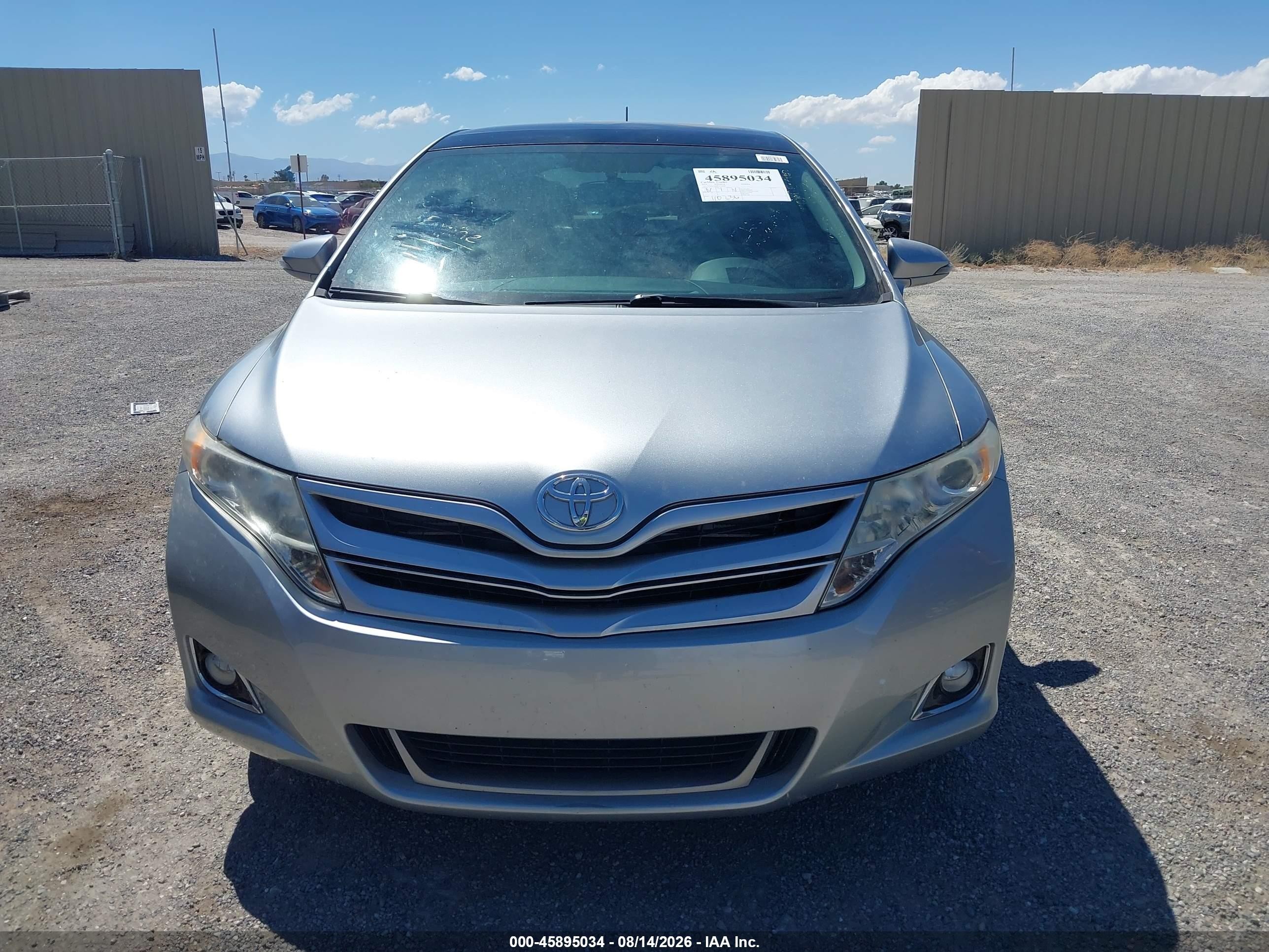2015 Toyota Venza Xle V6 Silver vin: 4T3ZK3BB8FU072098