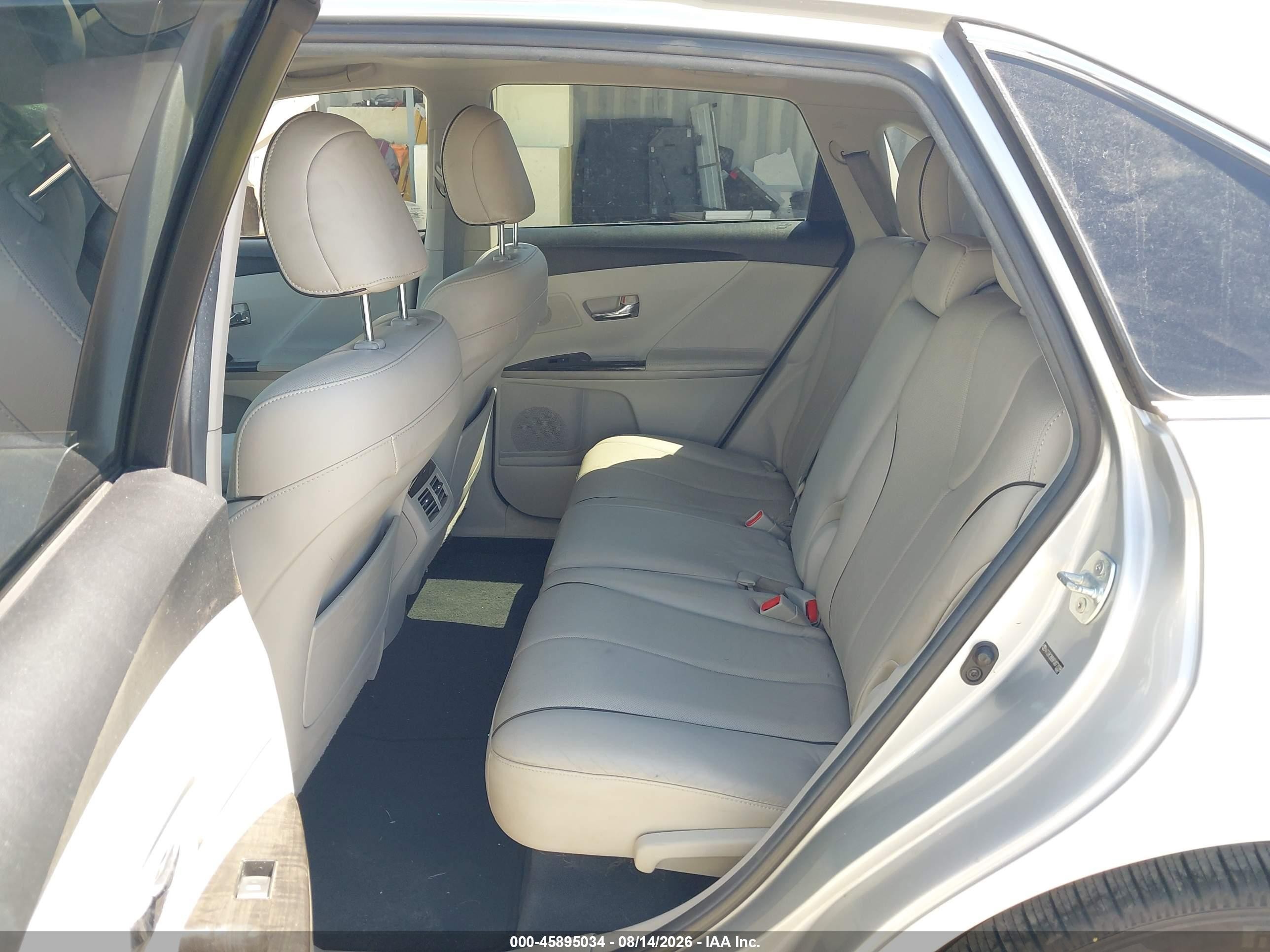 2015 Toyota Venza Xle V6 Silver vin: 4T3ZK3BB8FU072098