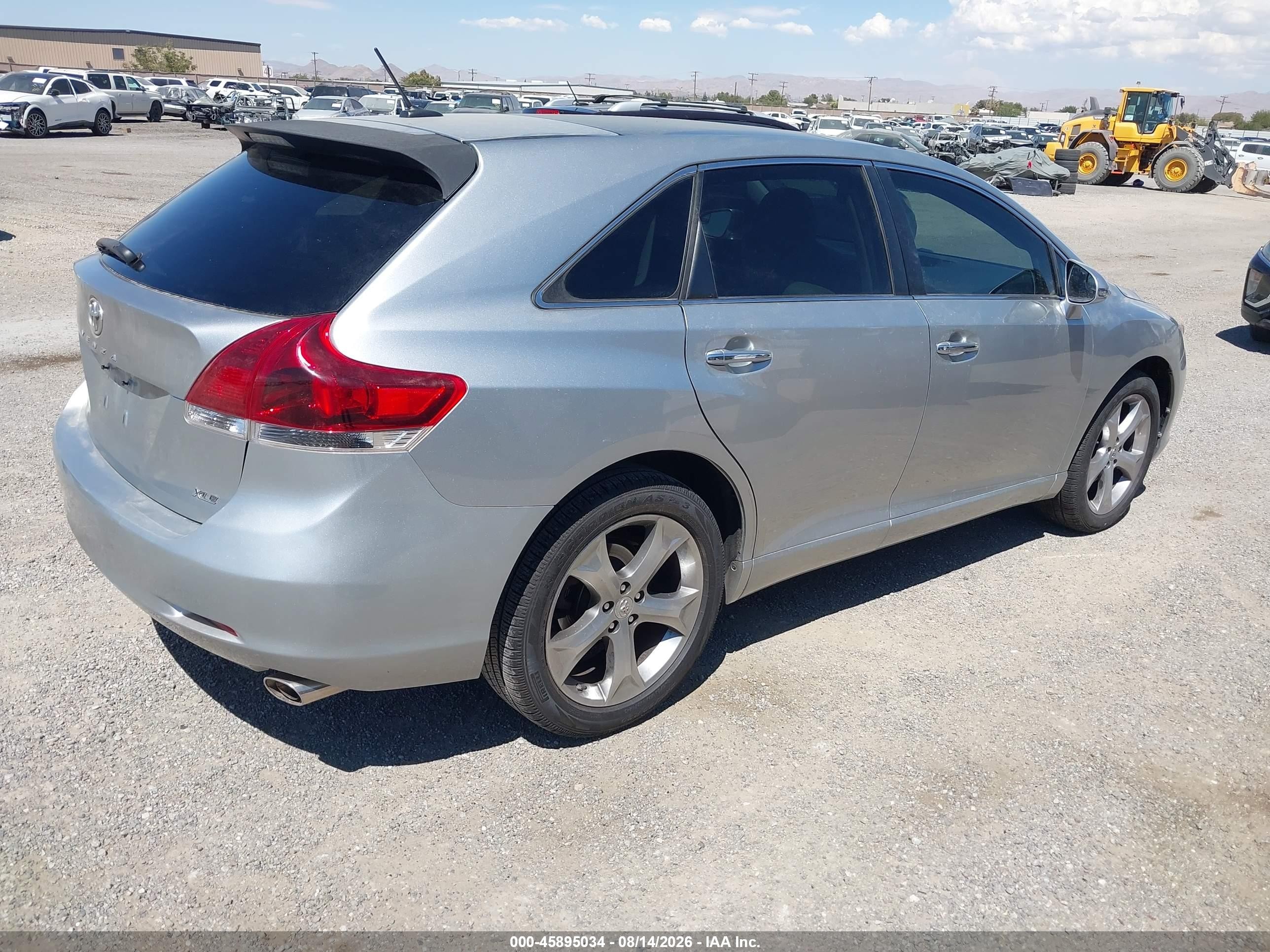 2015 Toyota Venza Xle V6 Silver vin: 4T3ZK3BB8FU072098