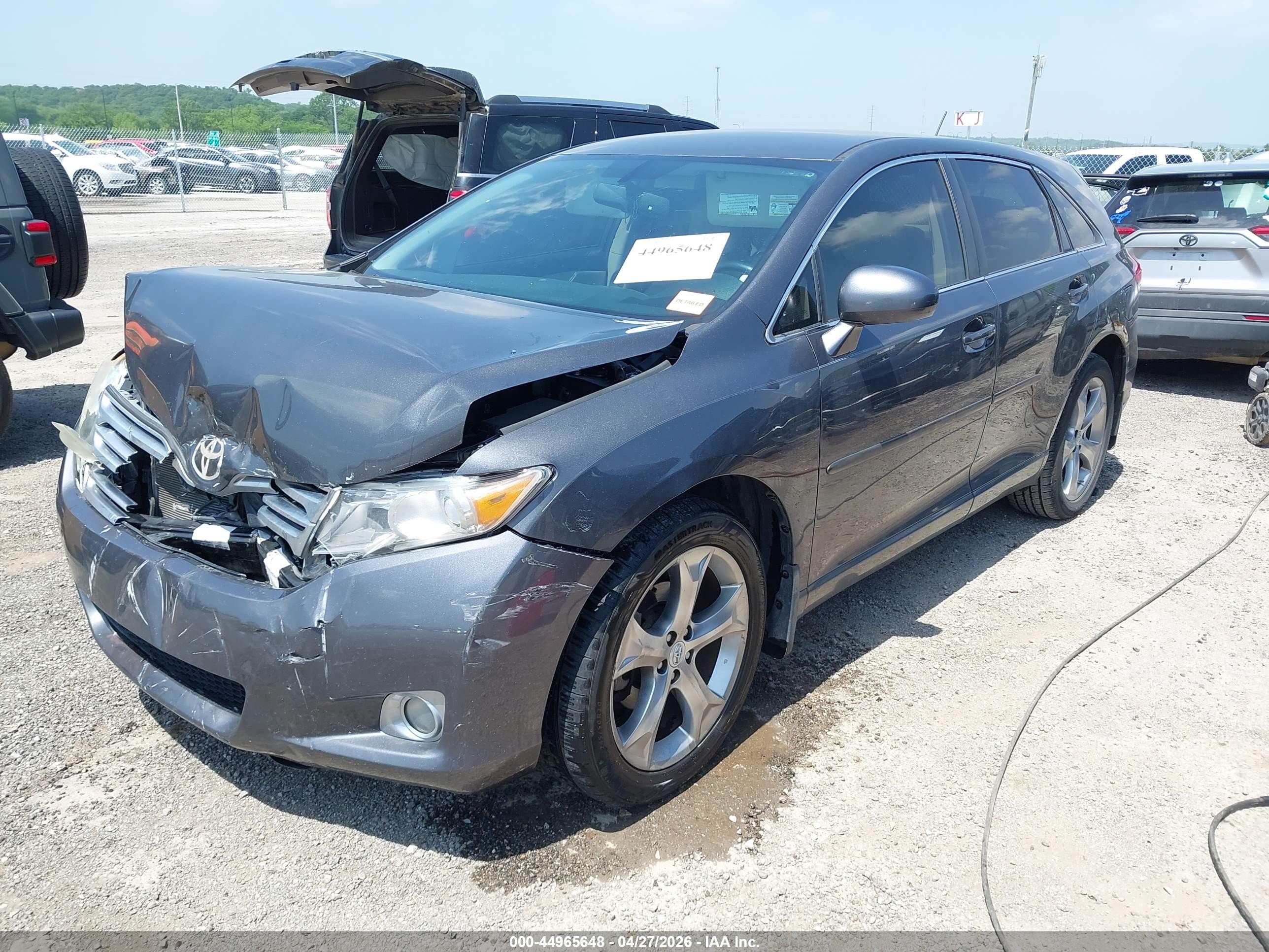 2010 Toyota Venza Base V6 Серый vin: 4T3ZK3BB9AU033741