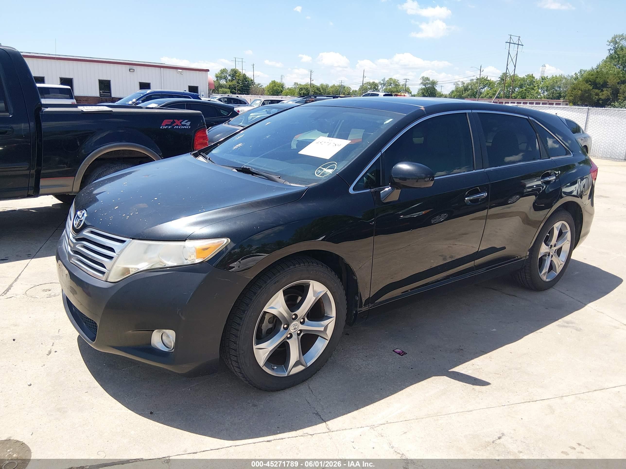 2010 Toyota Venza Base V6 Black vin: 4T3ZK3BB9AU034193