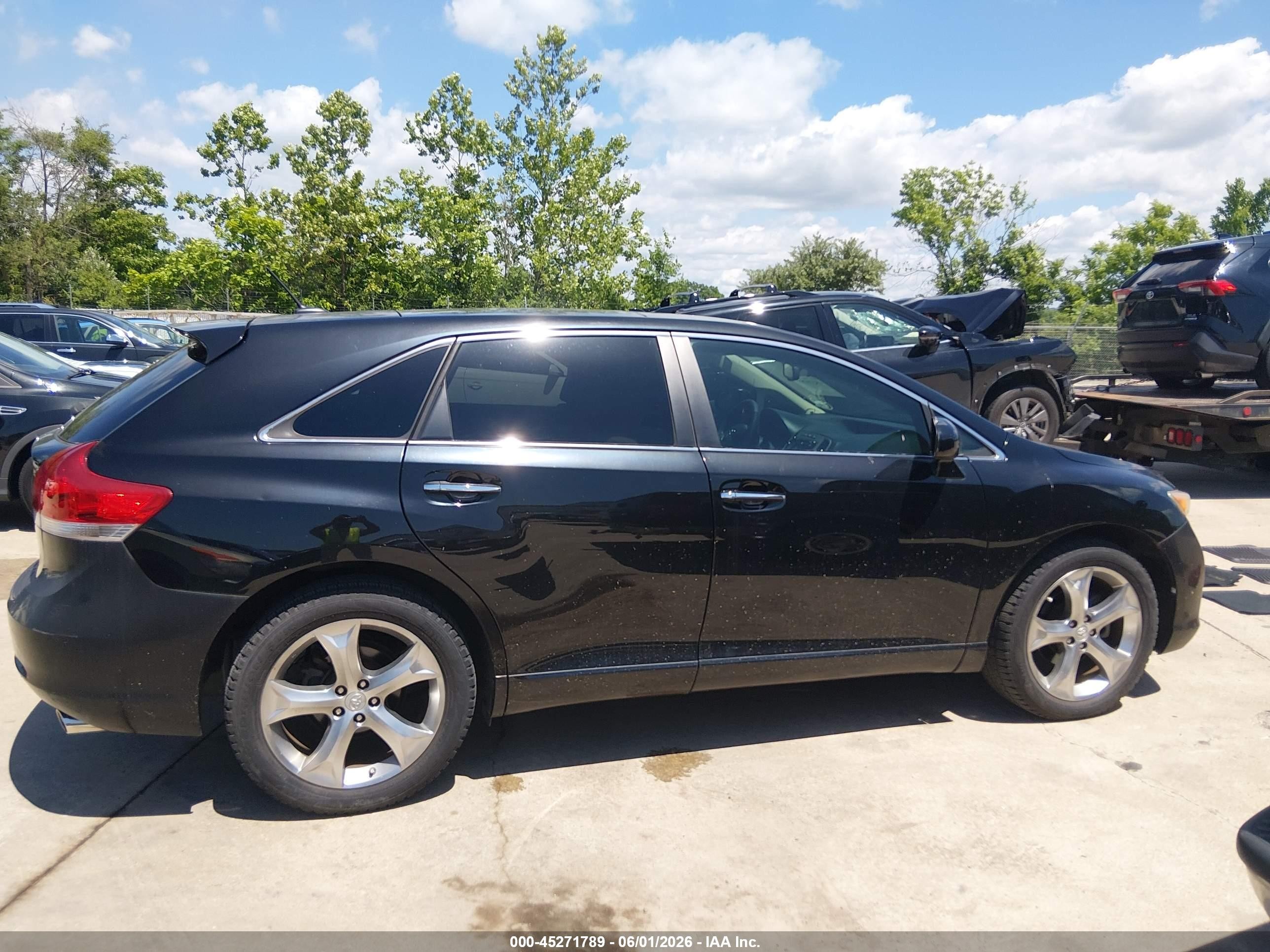 2010 Toyota Venza Base V6 Black vin: 4T3ZK3BB9AU034193