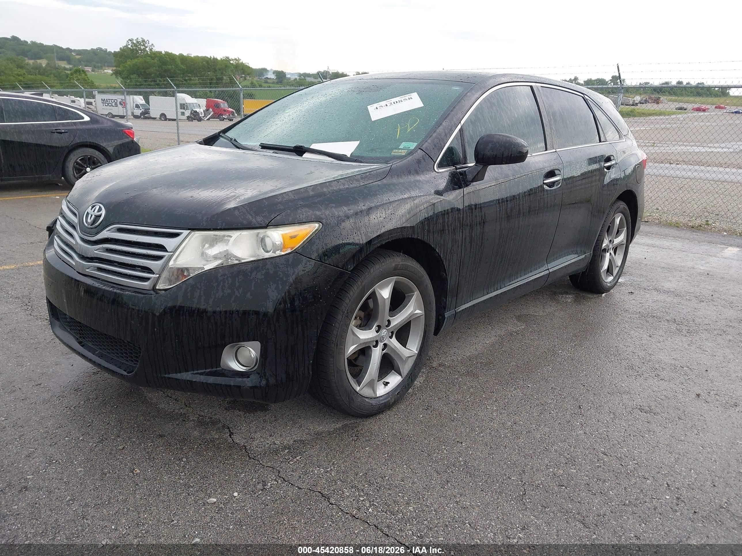2011 Toyota Venza Base V6 Black vin: 4T3ZK3BB9BU042389