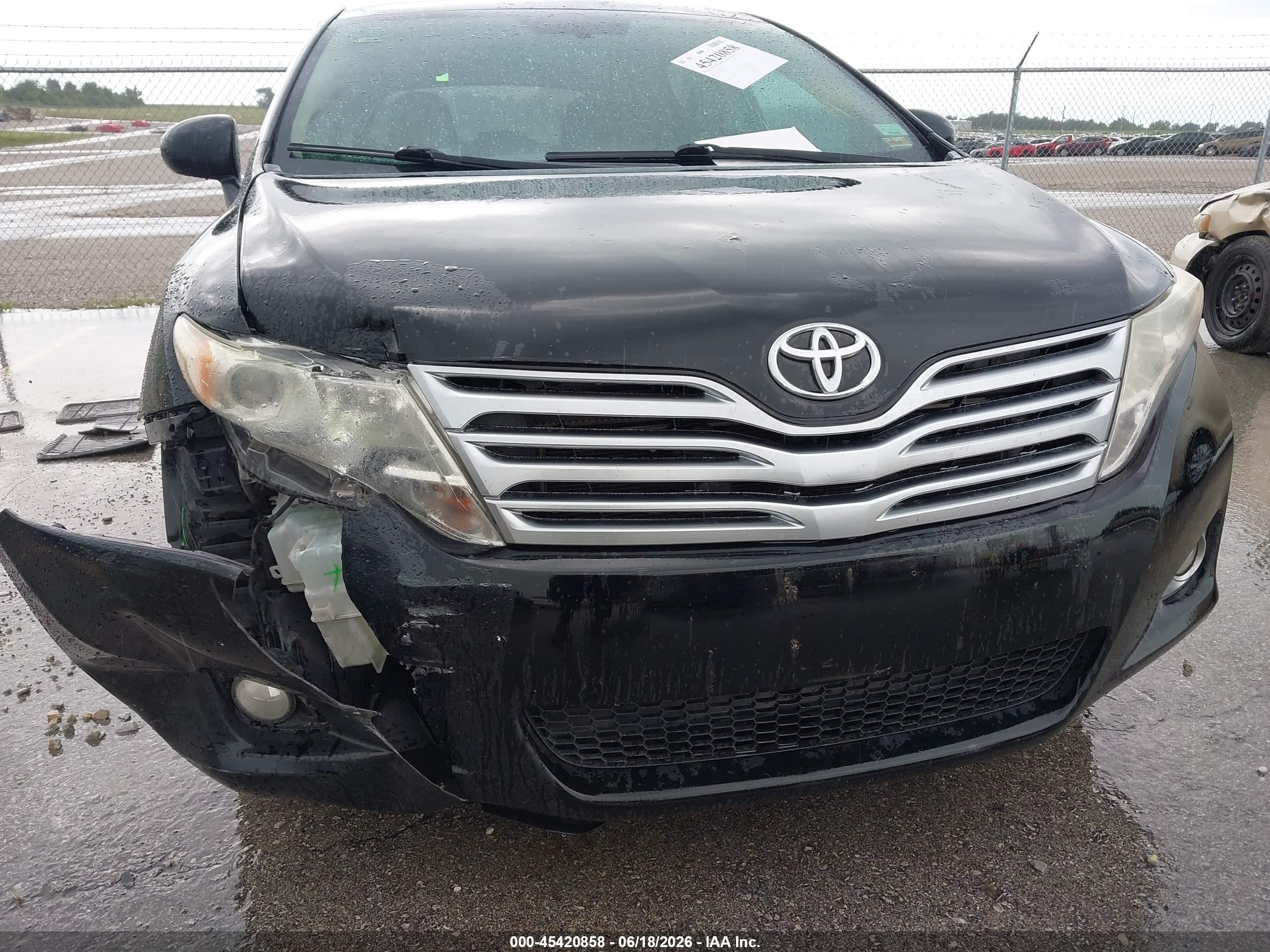 2011 Toyota Venza Base V6 Black vin: 4T3ZK3BB9BU042389