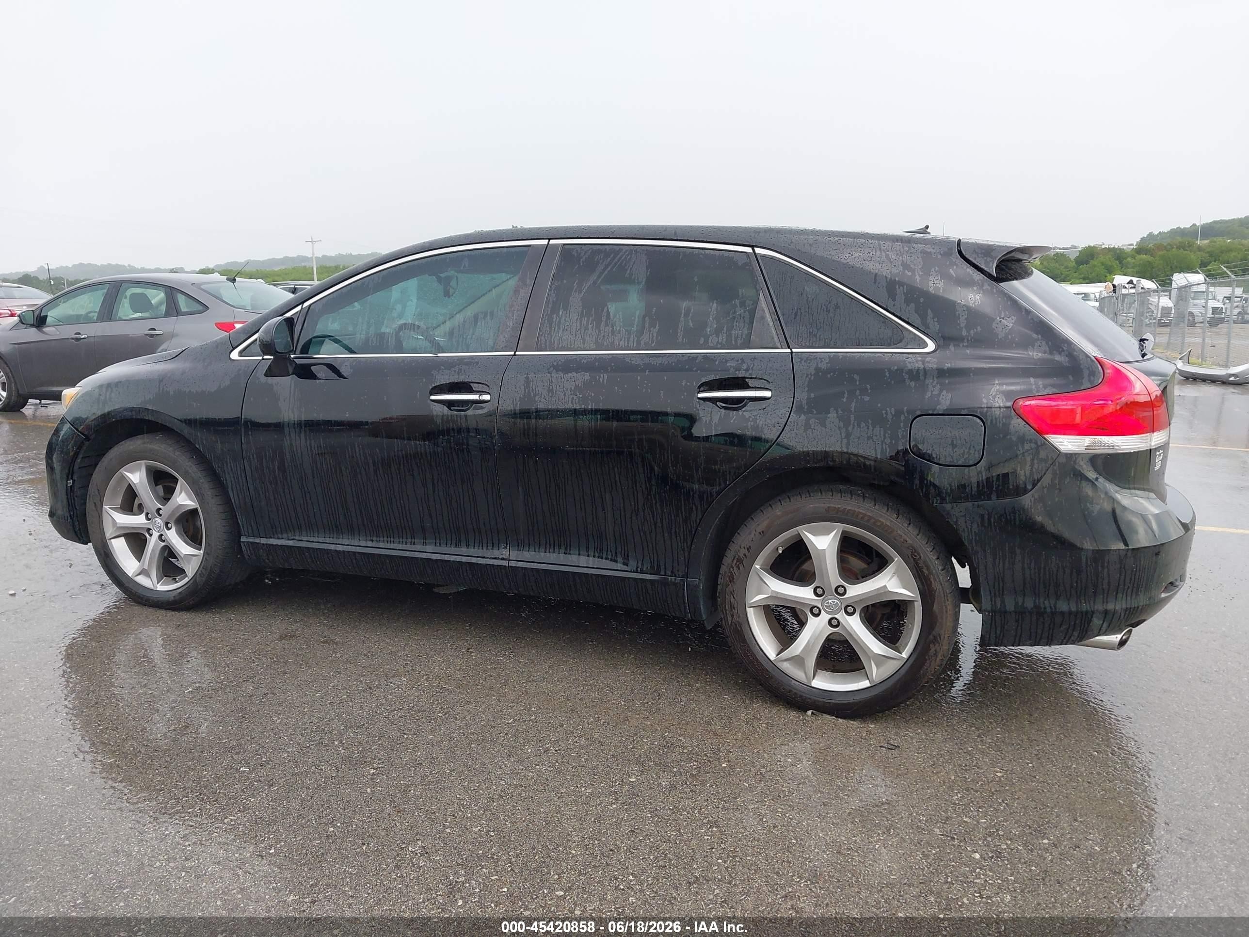 2011 Toyota Venza Base V6 Black vin: 4T3ZK3BB9BU042389