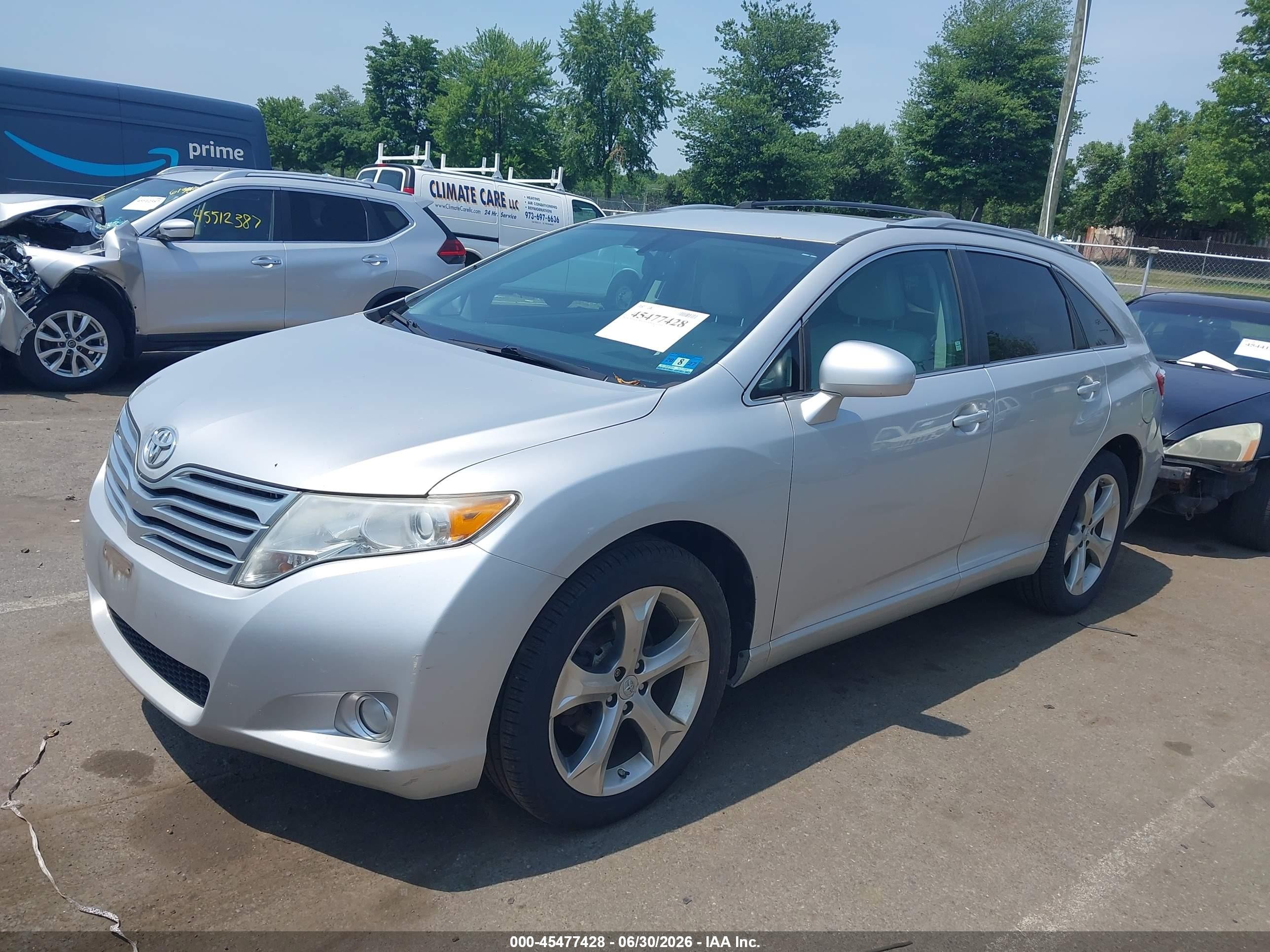 2012 Toyota Venza Le V6 Серебряный vin: 4T3ZK3BB9CU049084