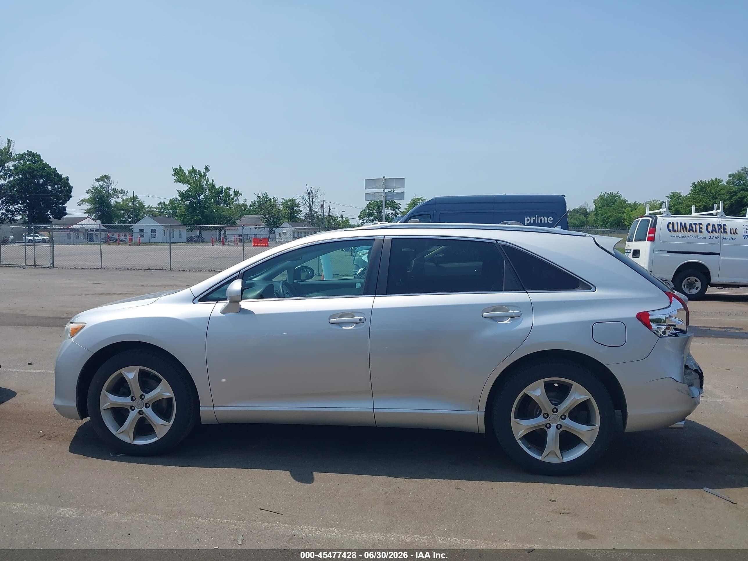 2012 Toyota Venza Le V6 Серебряный vin: 4T3ZK3BB9CU049084