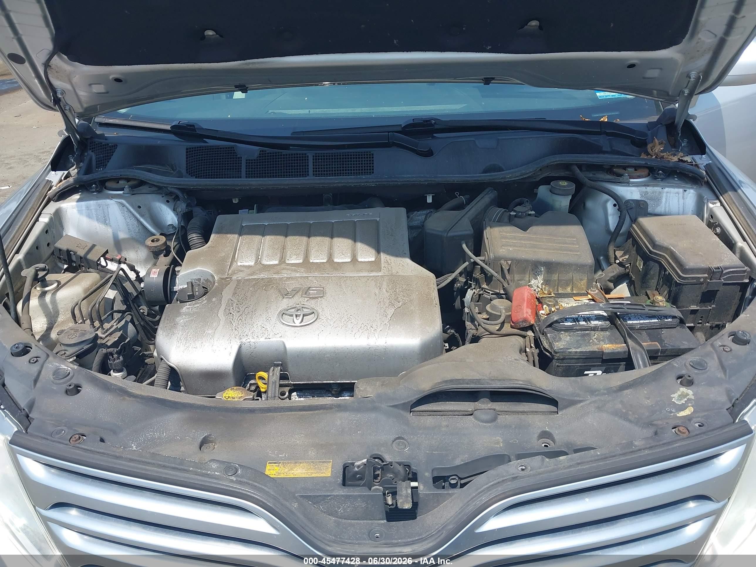 2012 Toyota Venza Le V6 Серебряный vin: 4T3ZK3BB9CU049084