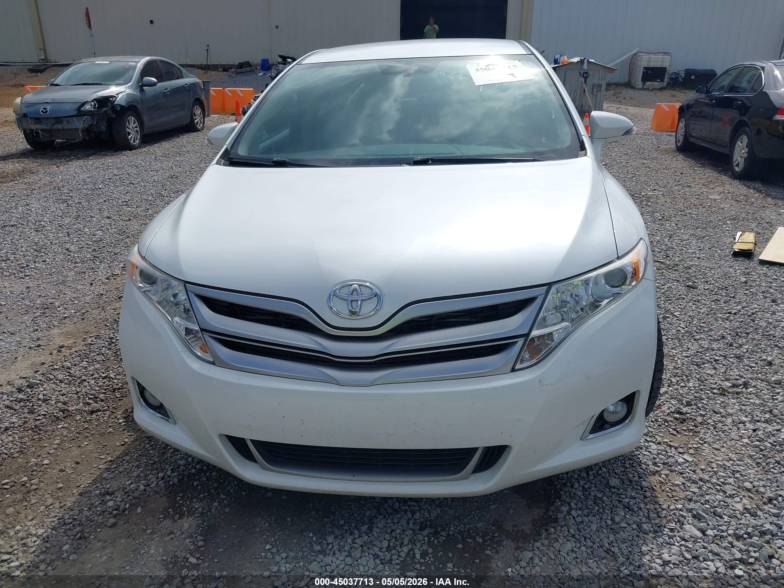 2013 Toyota Venza Xle V6 White vin: 4T3ZK3BB9DU060684