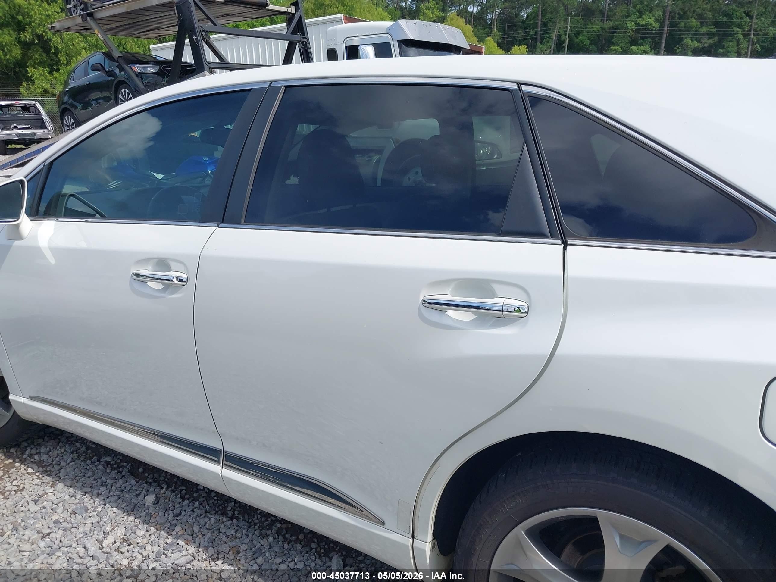2013 Toyota Venza Xle V6 White vin: 4T3ZK3BB9DU060684