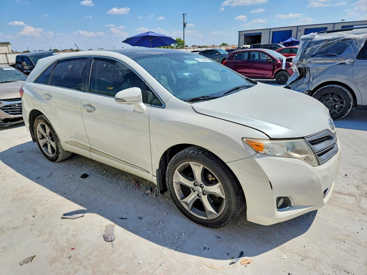 2013 Toyota Venza Xle White vin: 4T3ZK3BB9DU063391
