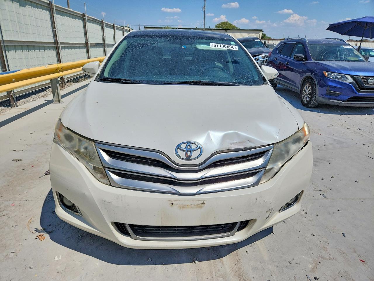 2013 Toyota Venza Xle White vin: 4T3ZK3BB9DU063391