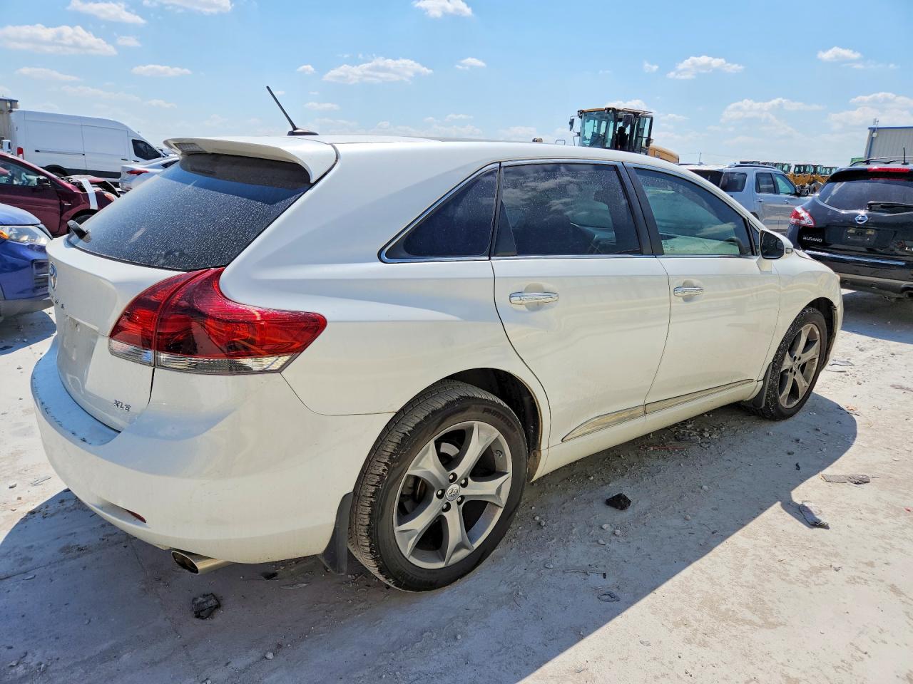 2013 Toyota Venza Xle White vin: 4T3ZK3BB9DU063391