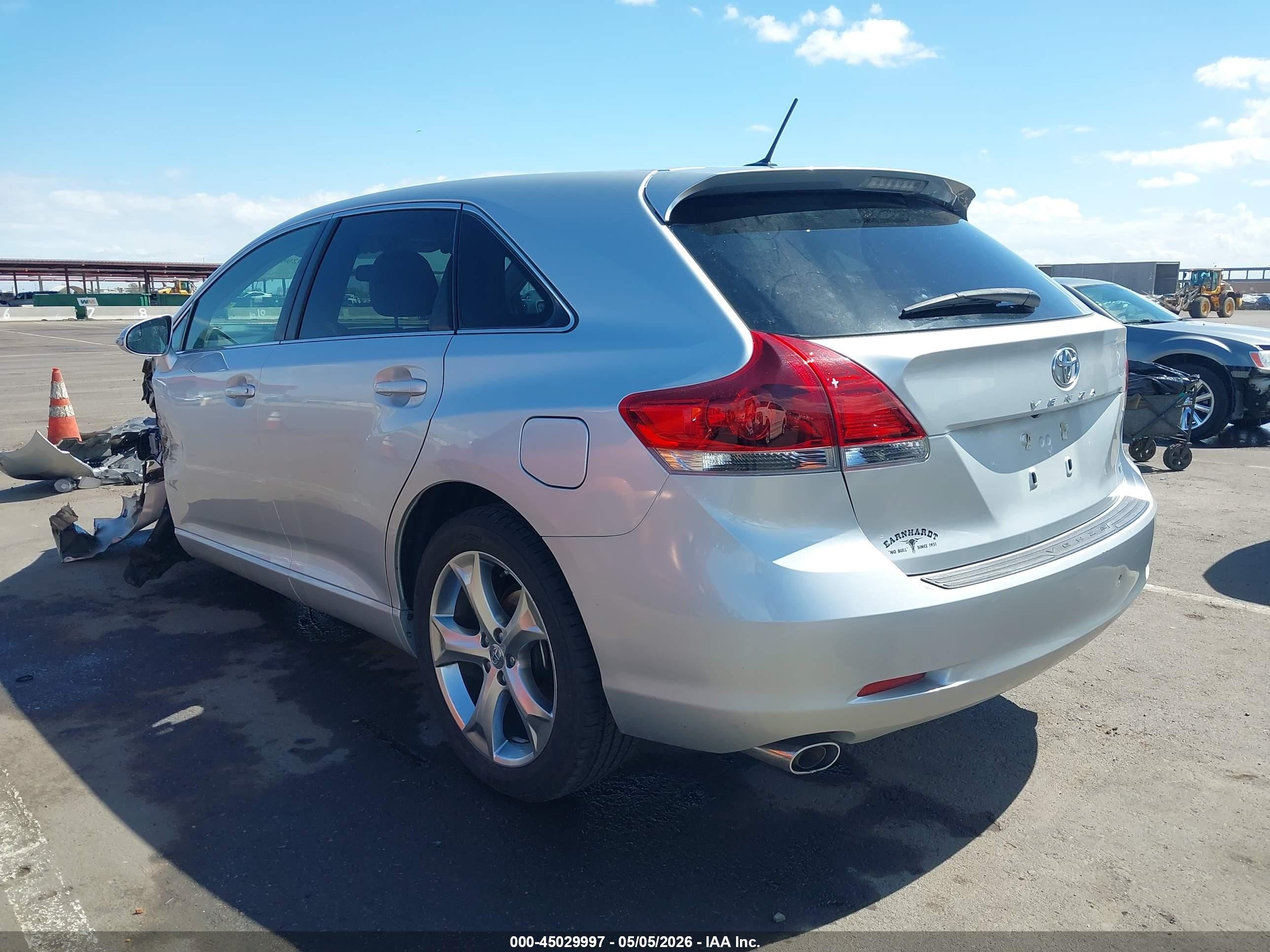 2014 Toyota Venza Le V6 Silver vin: 4T3ZK3BB9EU069810