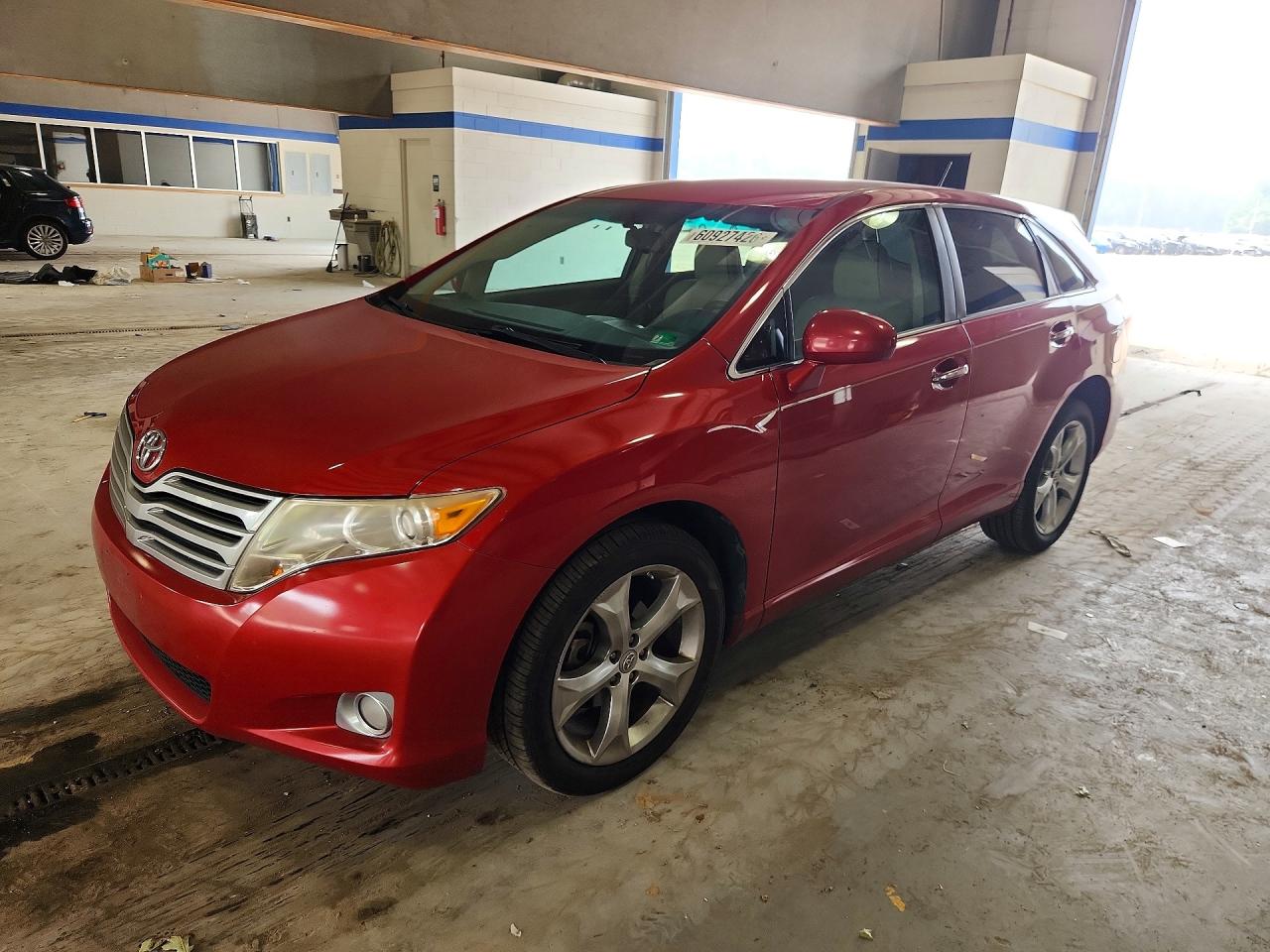 2010 Toyota Venza Fwd V6 Red vin: 4T3ZK3BBXAU026166