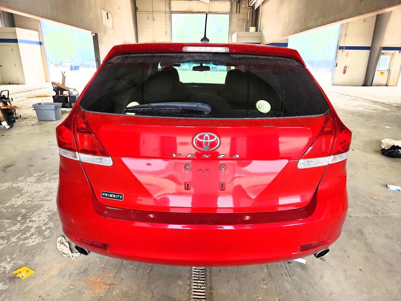 2010 Toyota Venza Fwd V6 Red vin: 4T3ZK3BBXAU026166