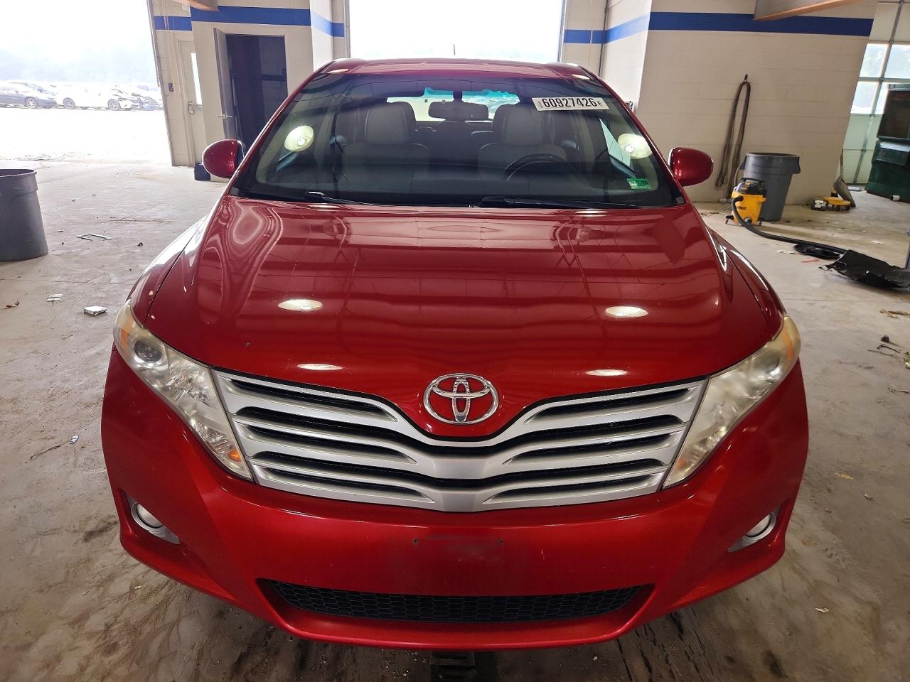 2010 Toyota Venza Fwd V6 Red vin: 4T3ZK3BBXAU026166