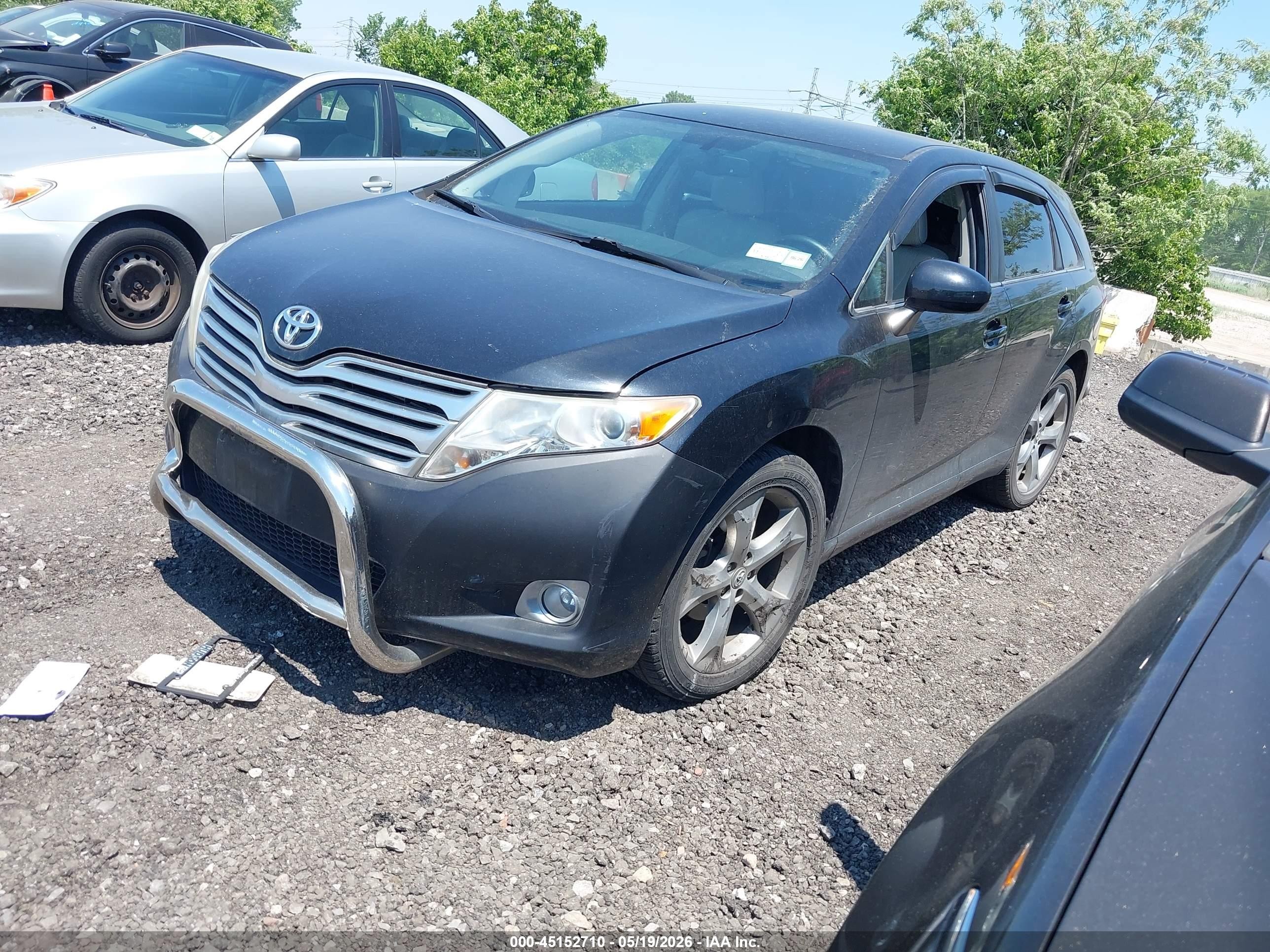 2010 Toyota Venza Base V6 Black vin: 4T3ZK3BBXAU026751