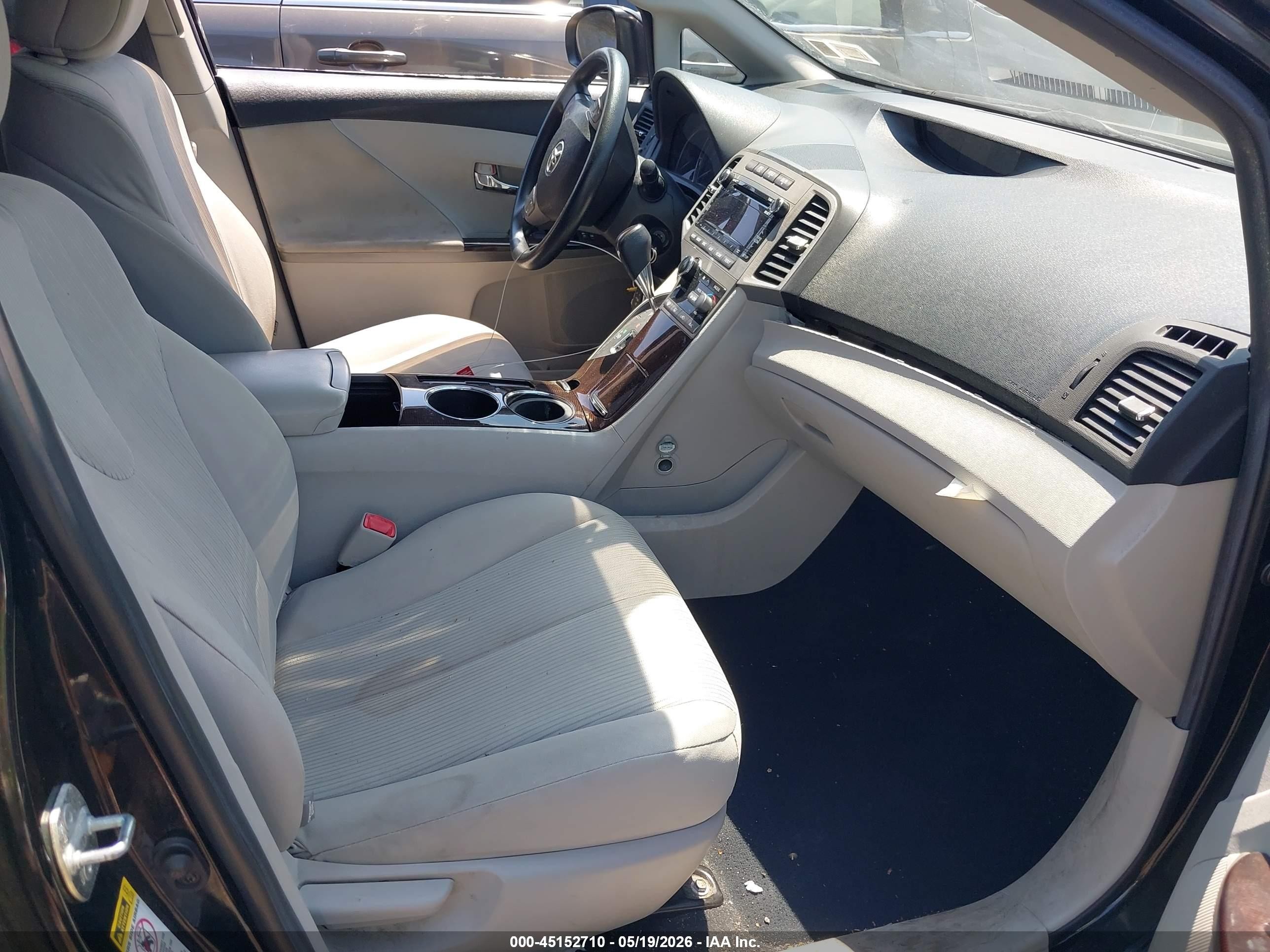 2010 Toyota Venza Base V6 Black vin: 4T3ZK3BBXAU026751