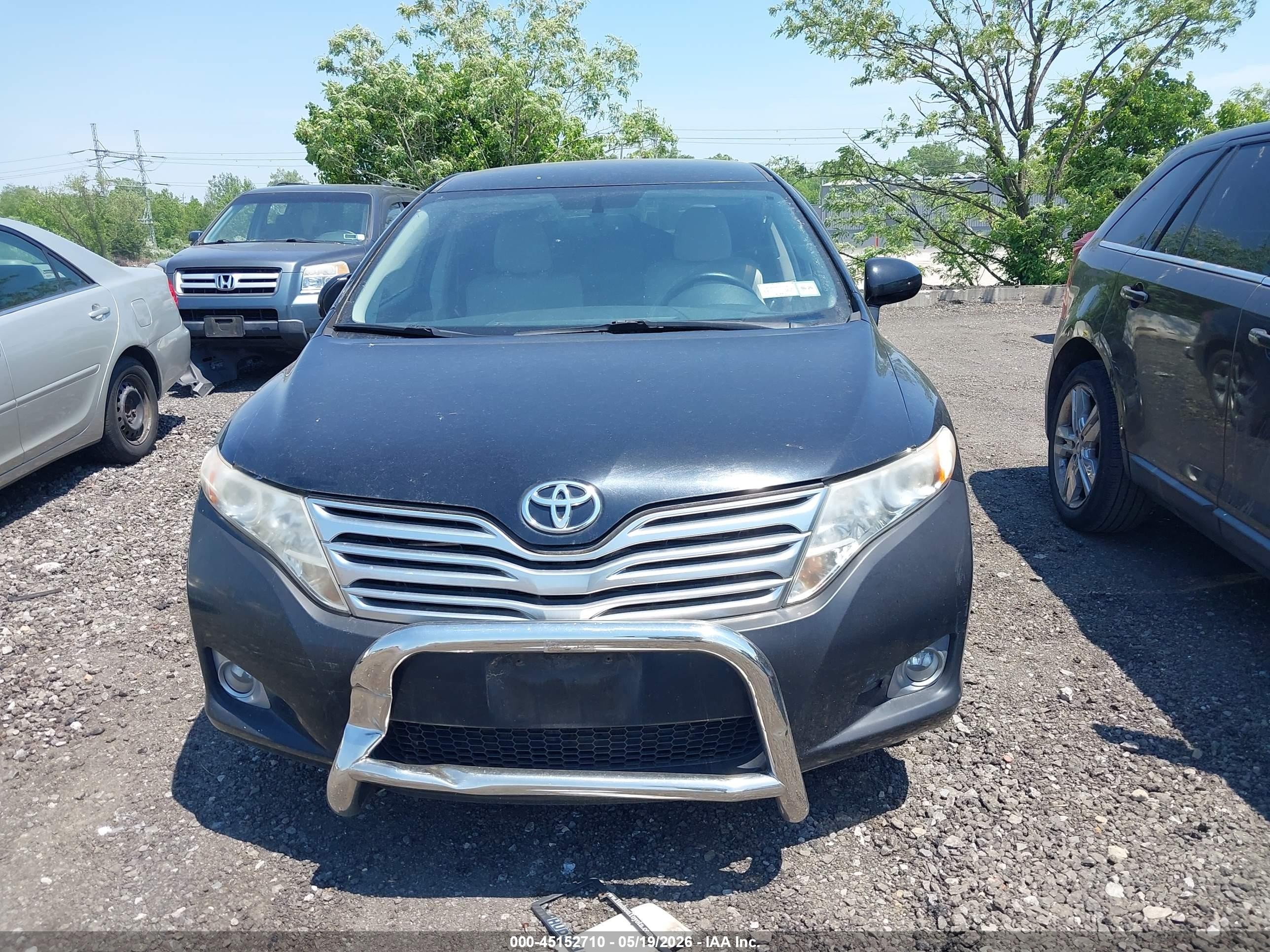 2010 Toyota Venza Base V6 Black vin: 4T3ZK3BBXAU026751
