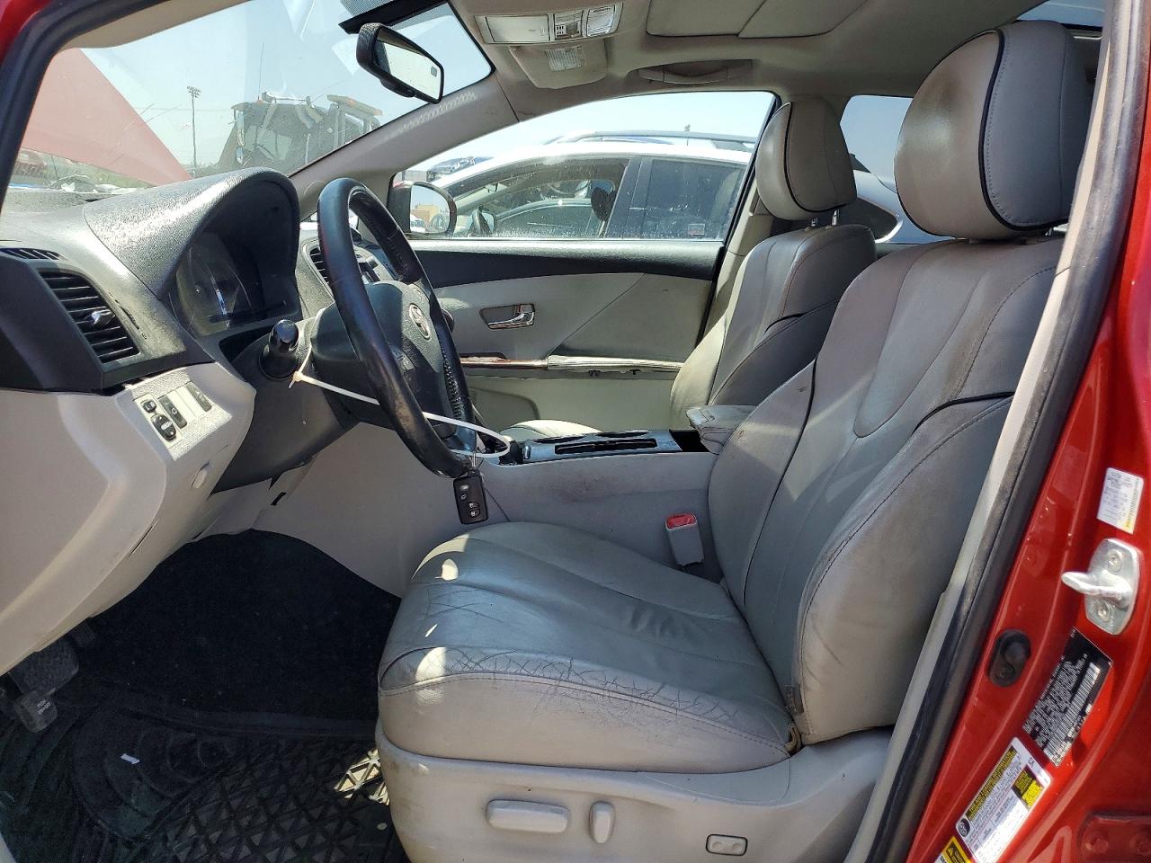 2010 Toyota Venza Fwd V6 Red vin: 4T3ZK3BBXAU028533