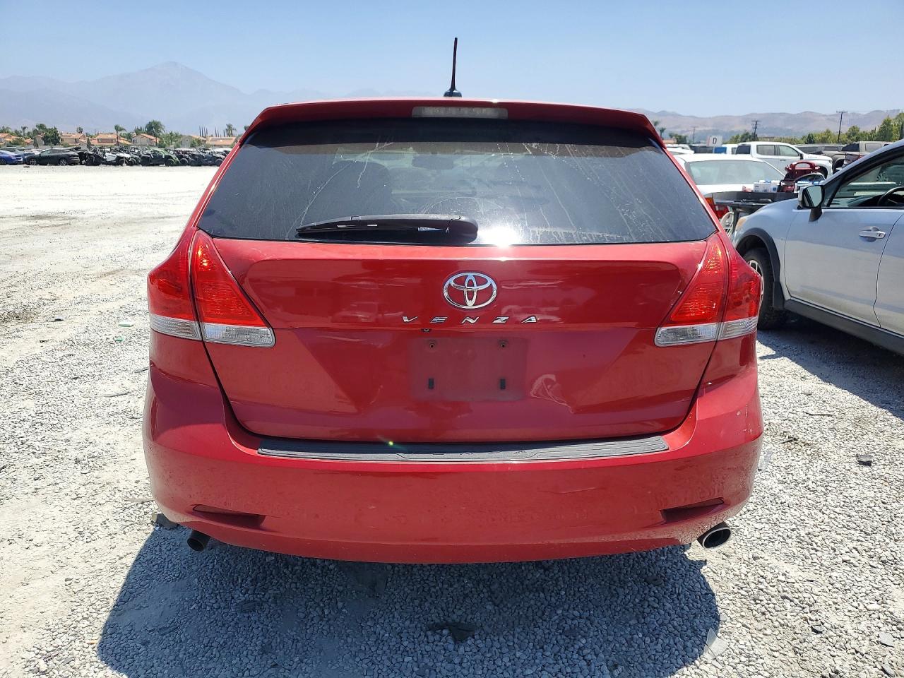 2010 Toyota Venza Fwd V6 Red vin: 4T3ZK3BBXAU028533