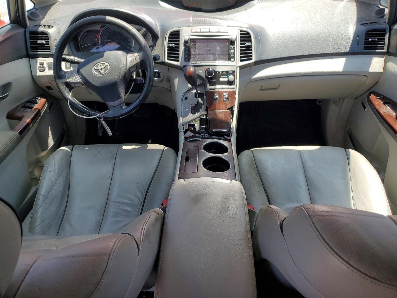 2010 Toyota Venza Fwd V6 Red vin: 4T3ZK3BBXAU028533