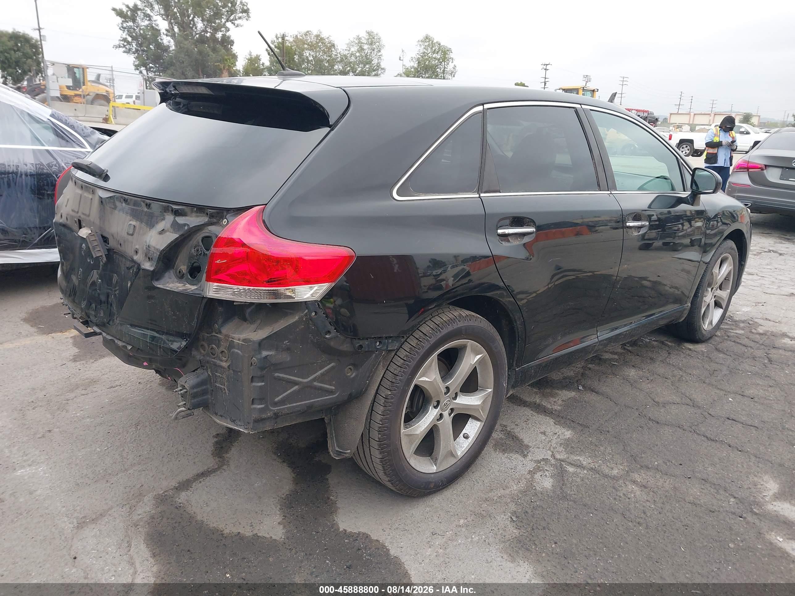 2011 Toyota Venza Base V6 Черный vin: 4T3ZK3BBXBU042630