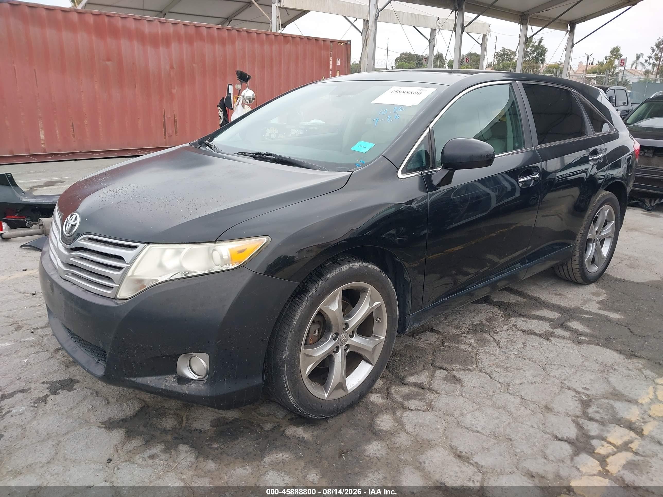 2011 Toyota Venza Base V6 Черный vin: 4T3ZK3BBXBU042630