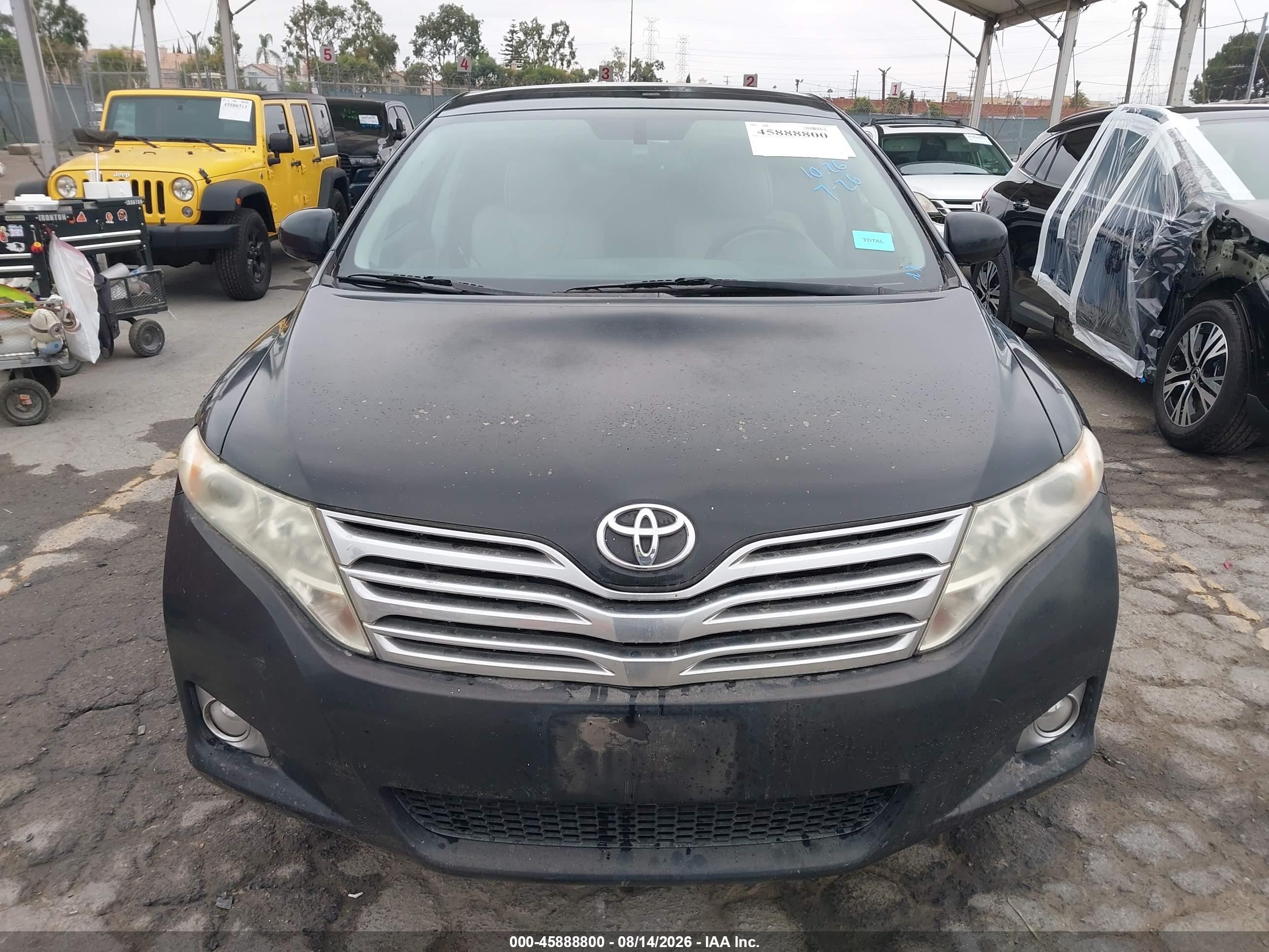 2011 Toyota Venza Base V6 Черный vin: 4T3ZK3BBXBU042630