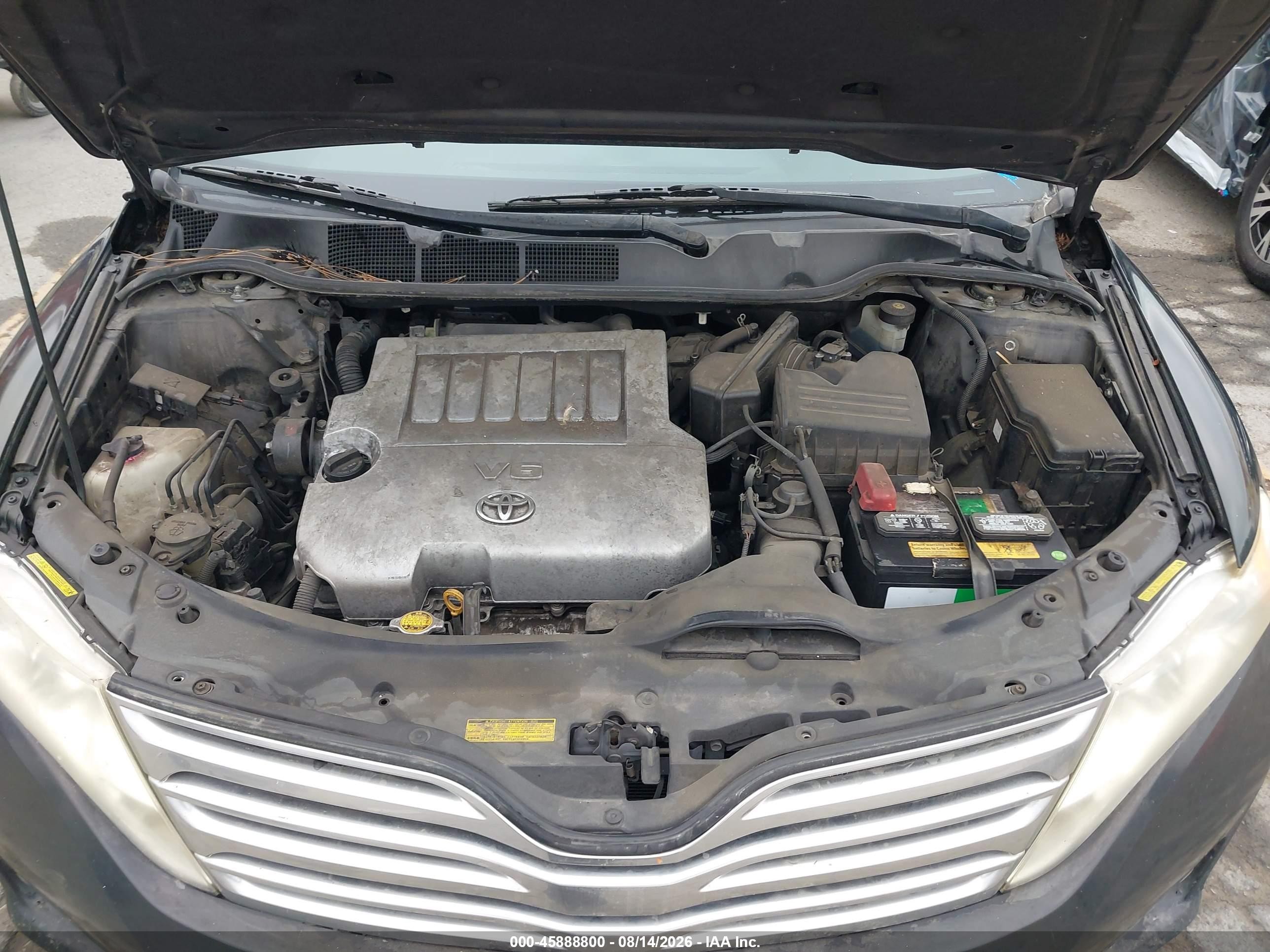 2011 Toyota Venza Base V6 Черный vin: 4T3ZK3BBXBU042630