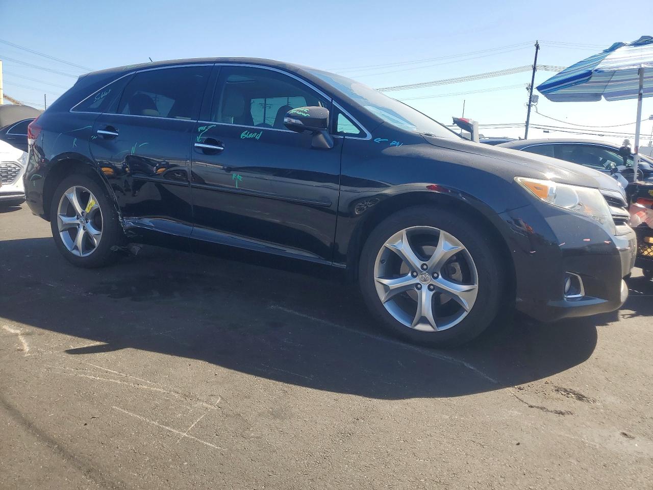 2013 Toyota Venza Xle Черный vin: 4T3ZK3BBXDU052397